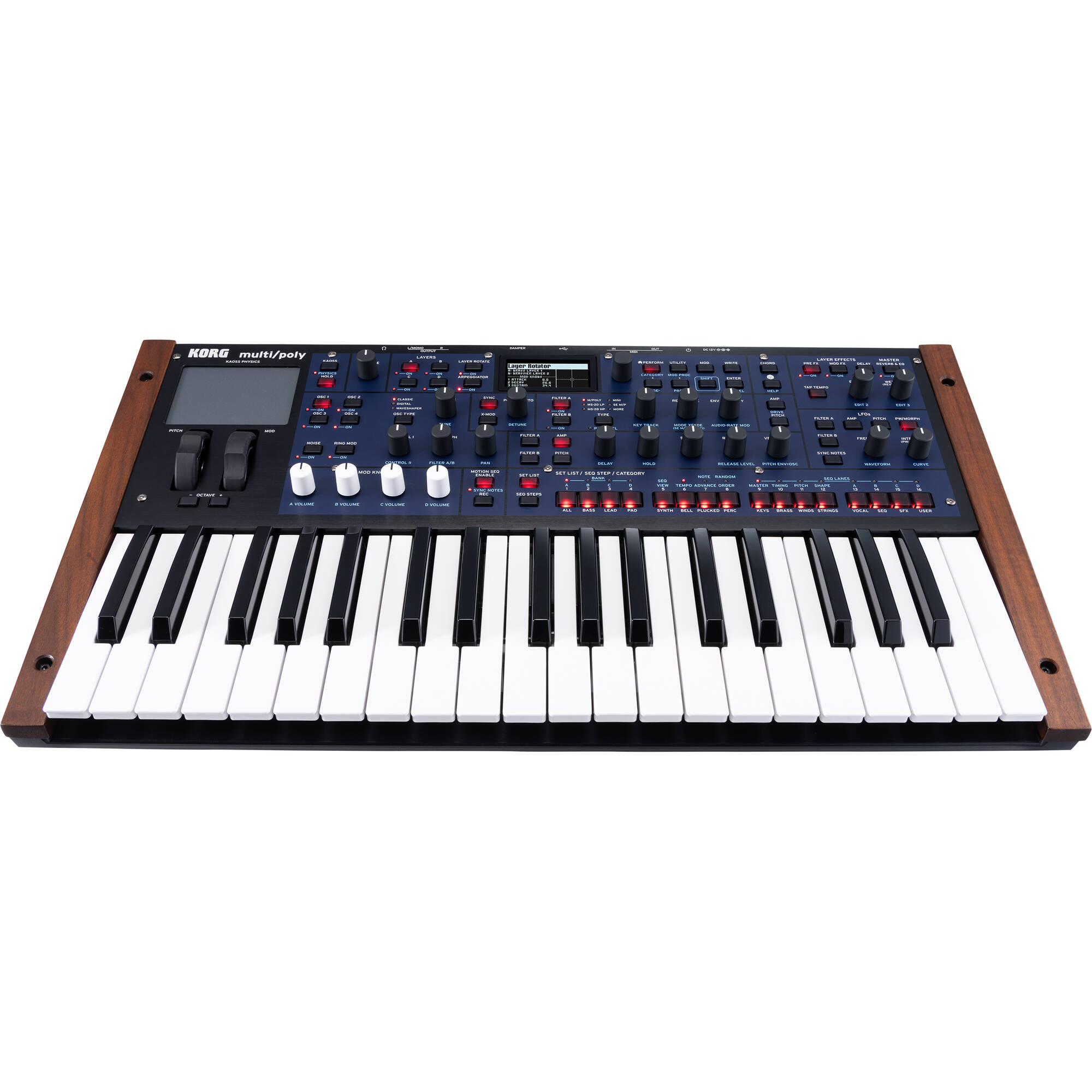 Korg Multi/Poly 37 Key Virtual Analog Modeling Synthesizer