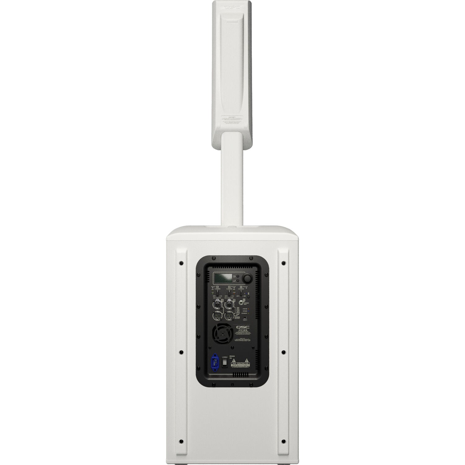 QSC KC12 Active 12" 3-Way Column Loudspeaker System with Bluetooth (White)