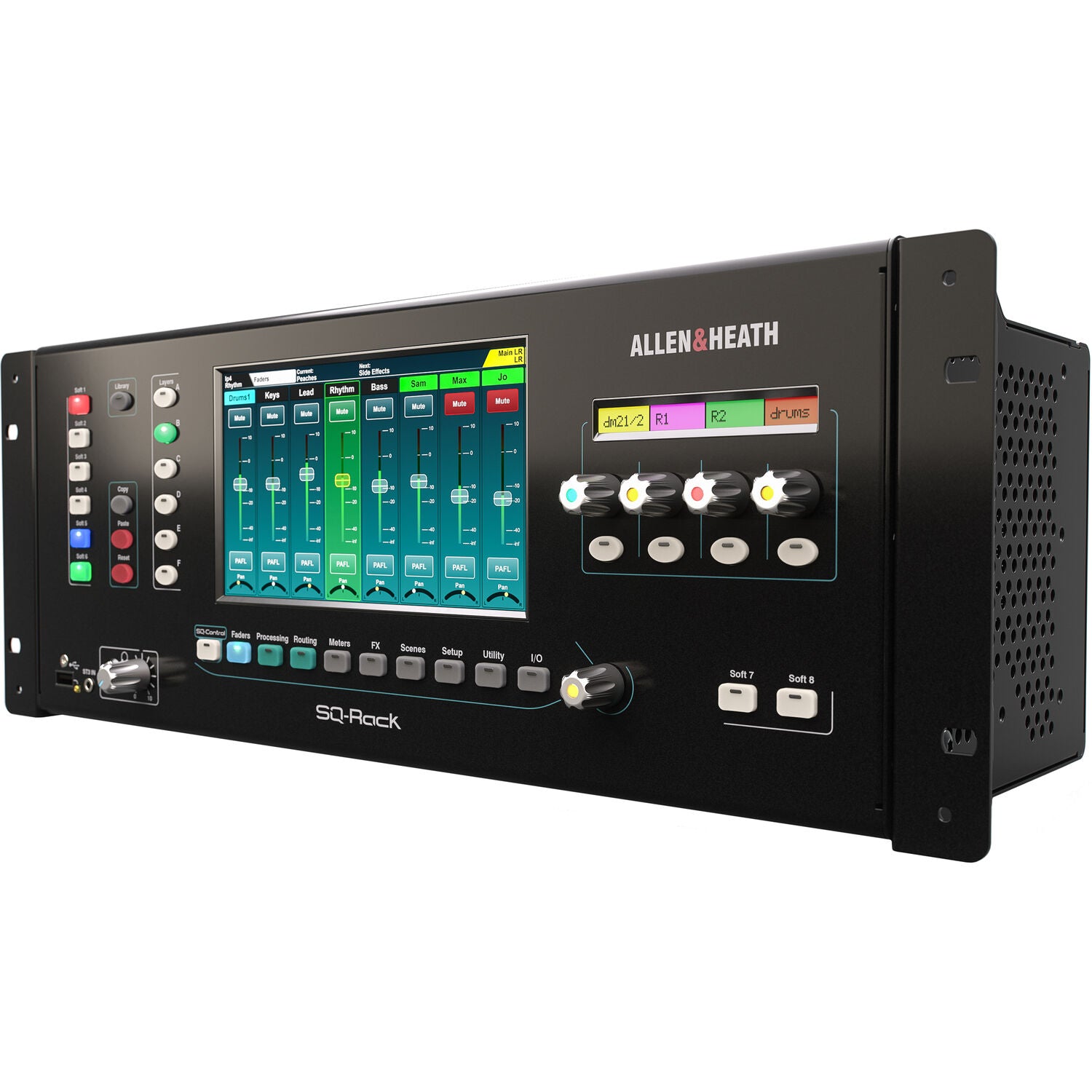 Allen & Heath SQ-Rack 48-Channel / 36-Bus Rackmount Digital Mixer (4 RU)