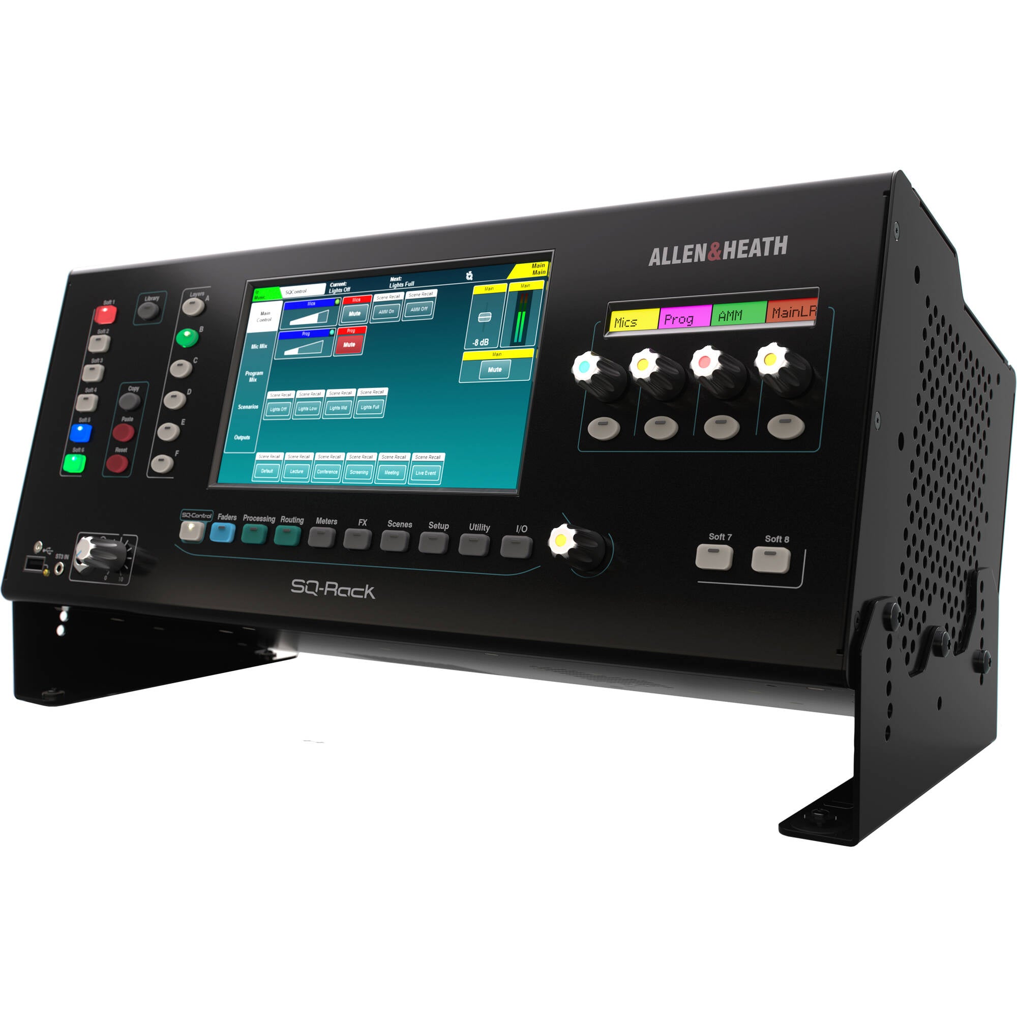 Allen & Heath SQ-Rack 48-Channel / 36-Bus Rackmount Digital Mixer (4 RU)