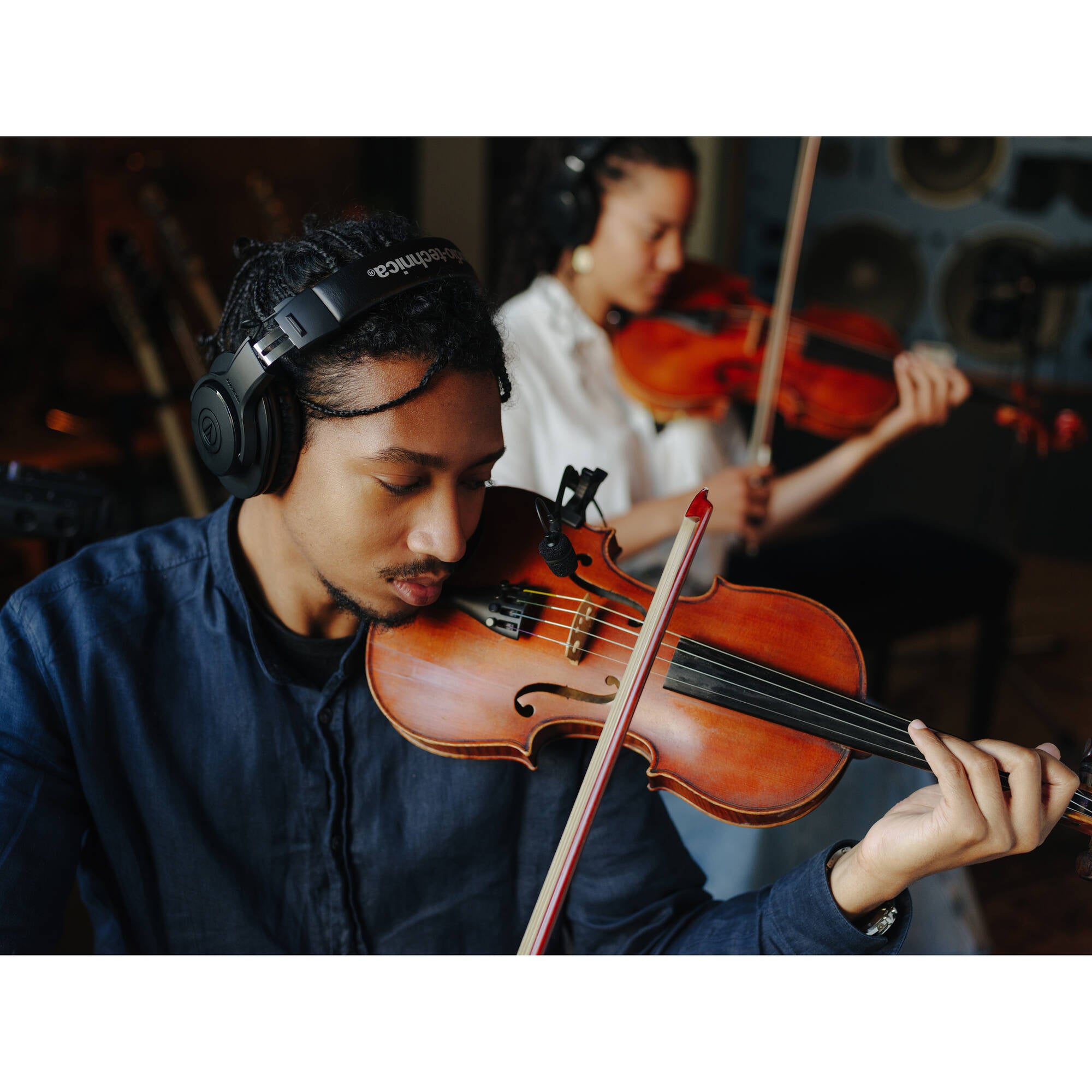 Audio-Technica ATM355VFcH Cardioid Condenser Clip-on Instrument Microphone for Audio-Technica (cH)