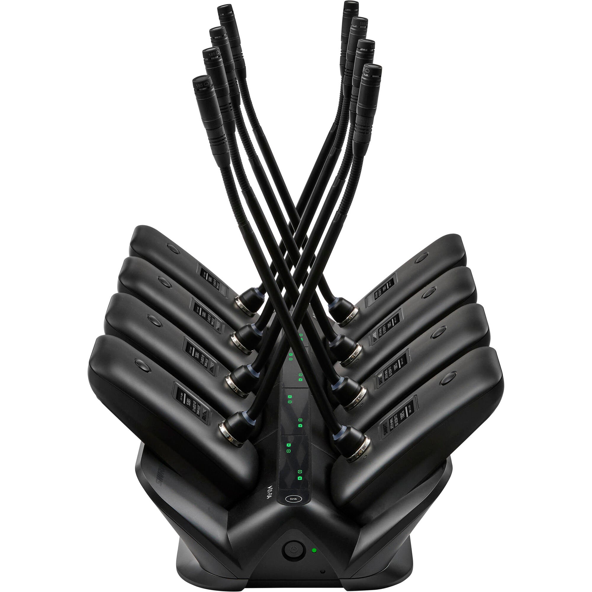 Shure MXWNDX8G Networked Charging Station for 8 MXW neXt Boundary & Gooseneck Transmitters