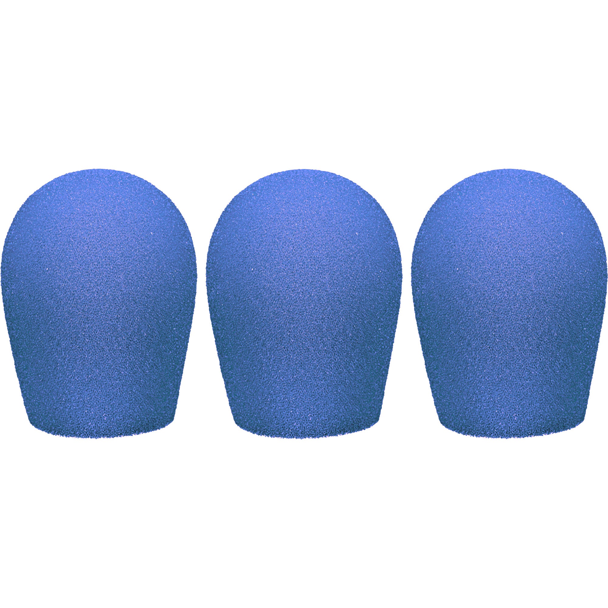 WindTech 600 Series Windscreens with 1" Inside Diameter (Royal Blue, 3 Pack)