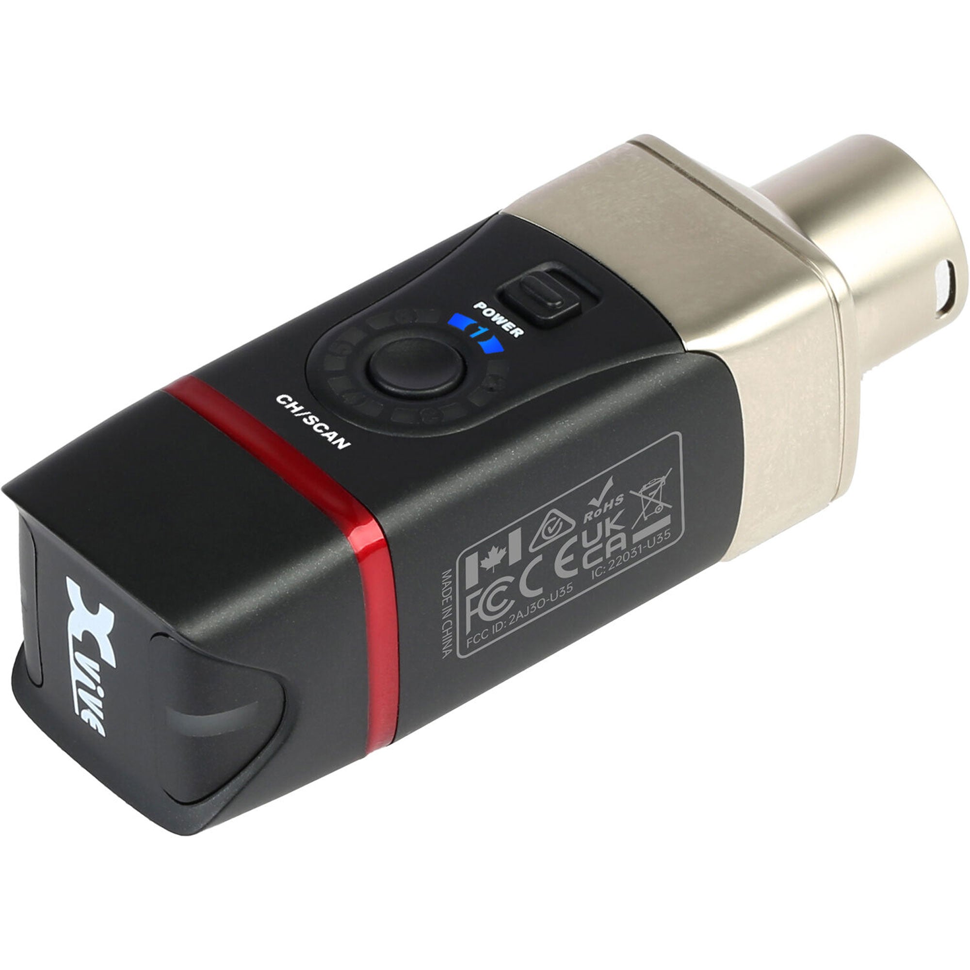 Xvive Audio U35 Wireless System for XLR Dynamic Microphones (5.8 GHz)