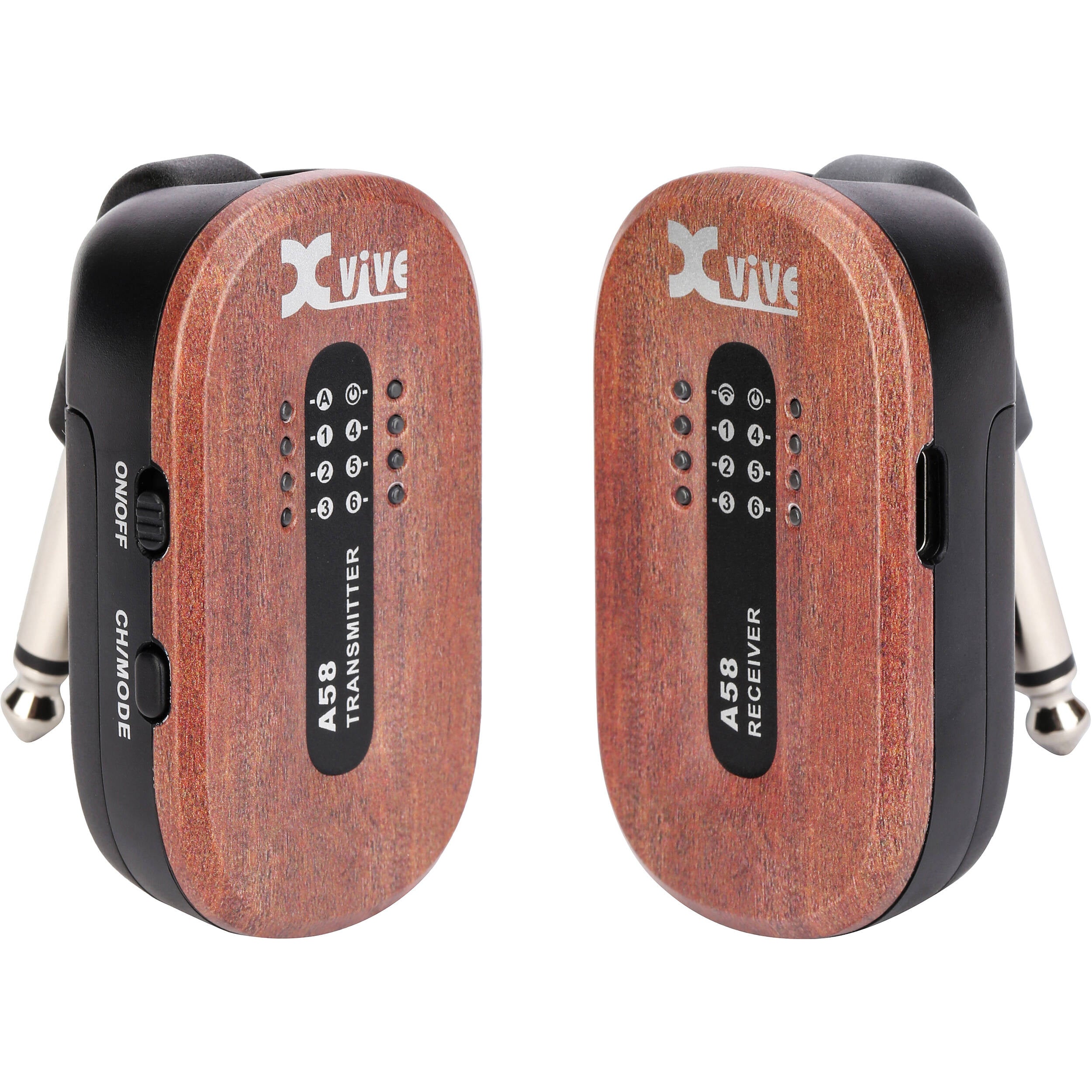 Xvive Audio A58 Wireless Guitar System (Mahogany)