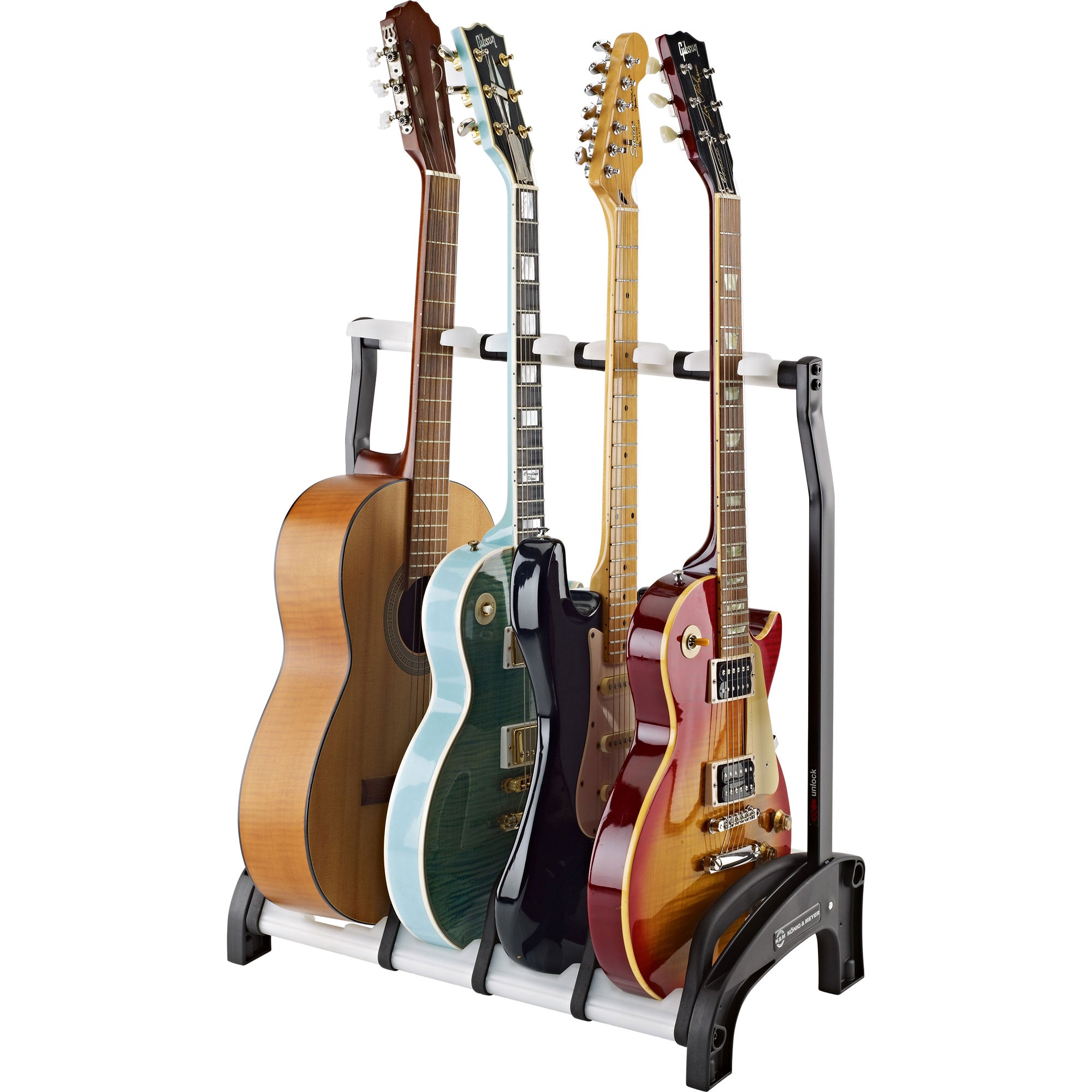 K&M Stands 17534 Guardian 3+1 Four Guitar Stand