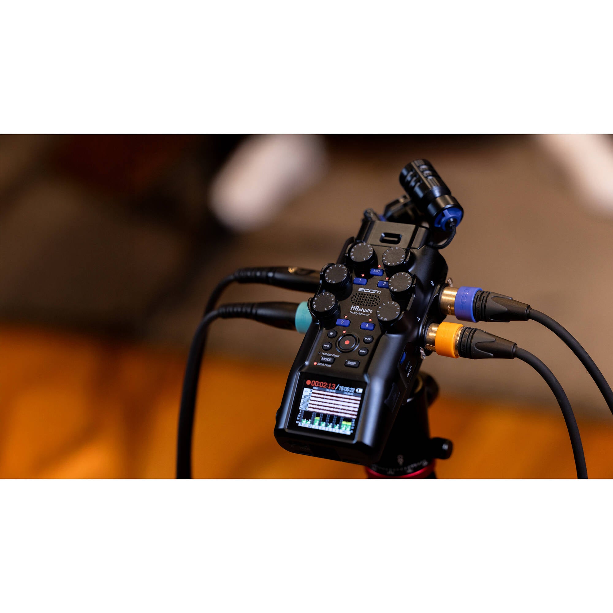 Zoom H6studio 6-Track Handy Recorder with 32-Bit Float Recording