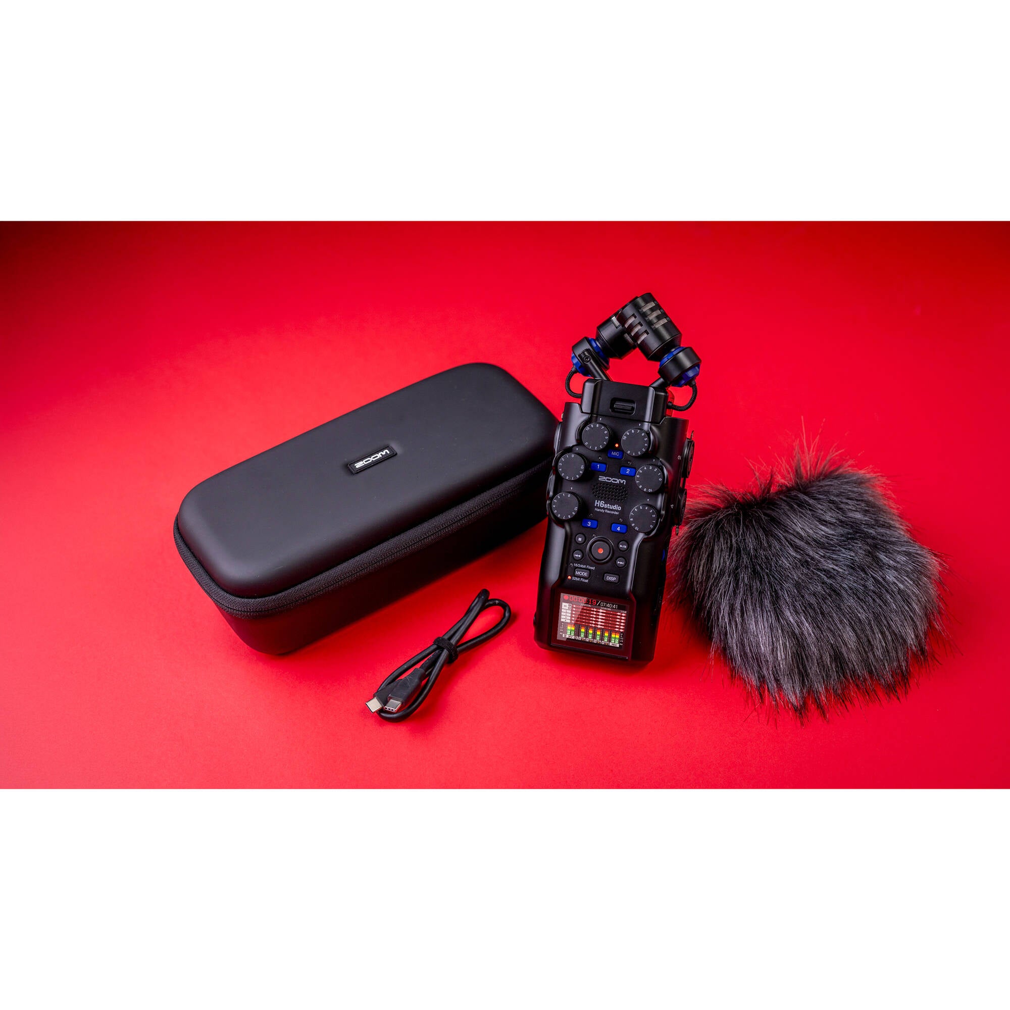 Zoom H6studio 6-Track Handy Recorder with 32-Bit Float Recording