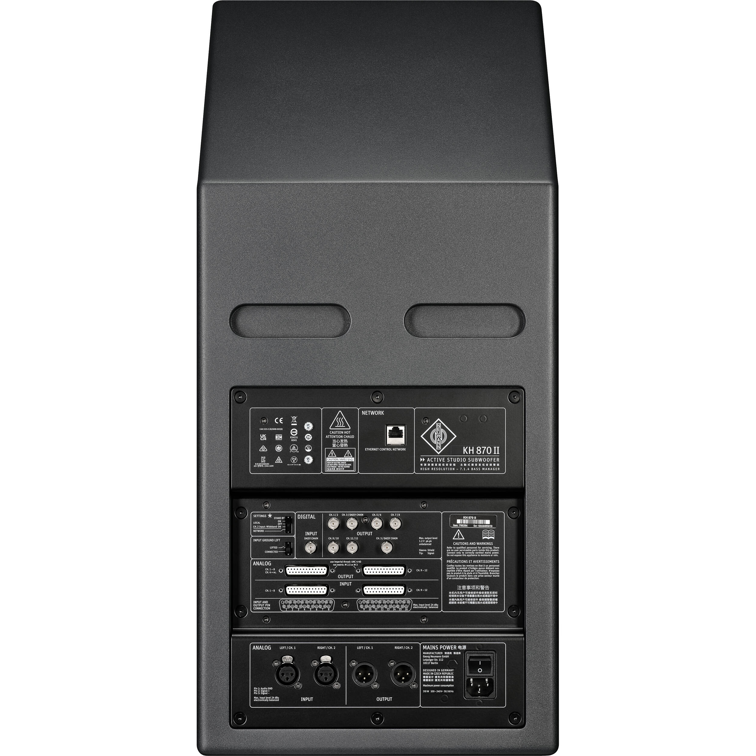 Neumann KH 870 II Dual 10" Active Studio Subwoofer