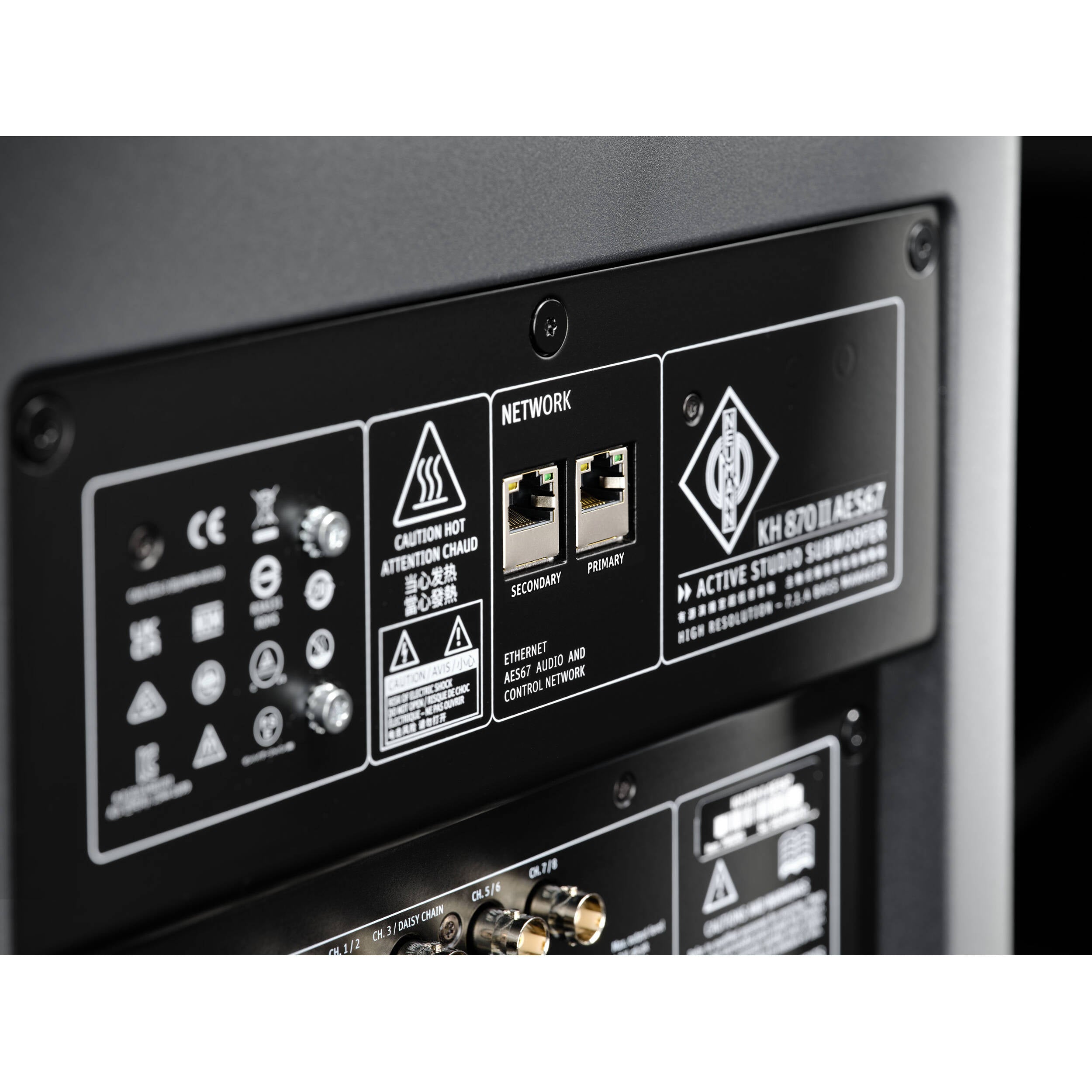 Neumann KH 870 II AES67 Dual 10" Active Studio Subwoofer with AES67 Support