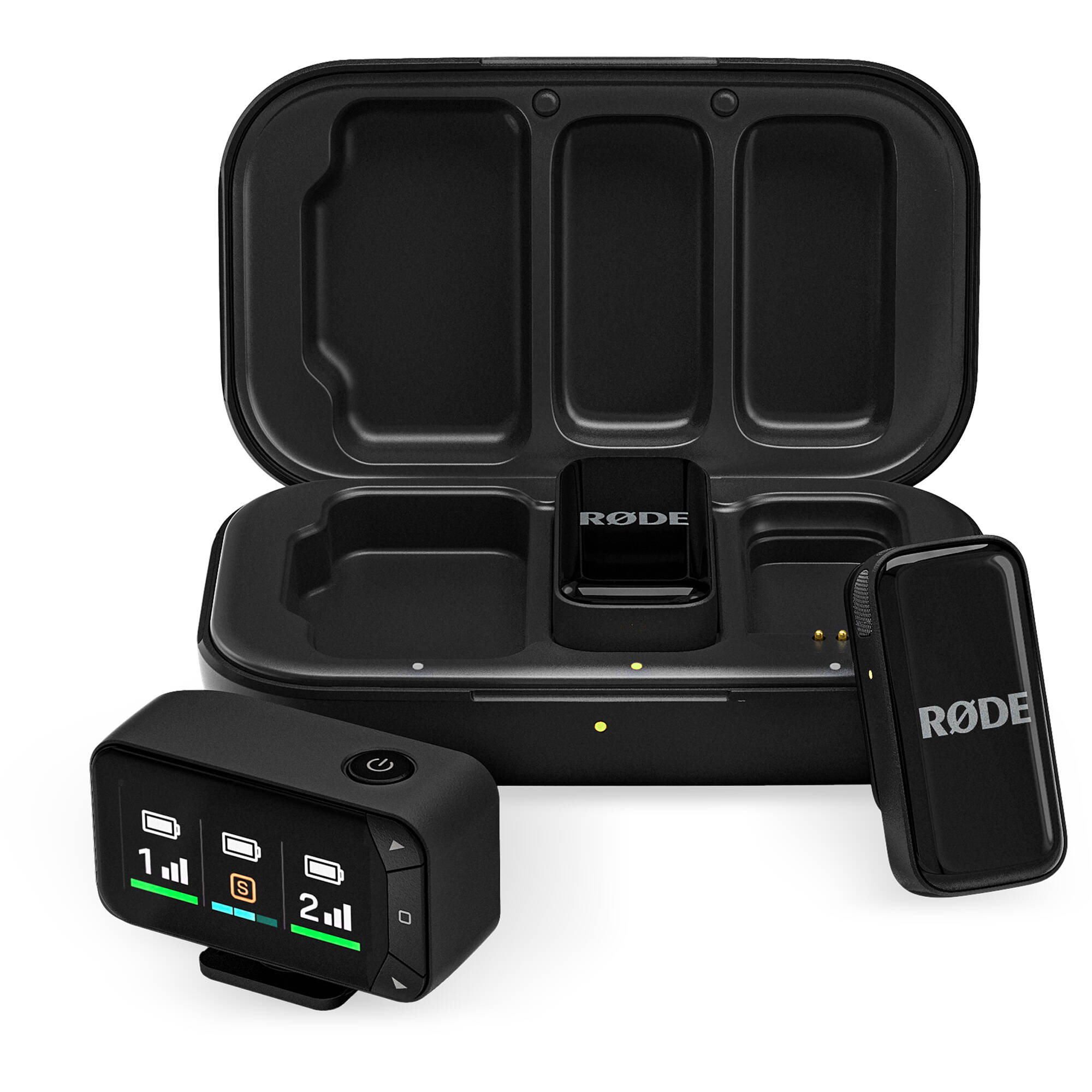 Rode Wireless Micro Camera Kit 2-Person Ultracompact Wireless Microphone Pro System for Cameras and Mobile Devices (2.4 GHz)