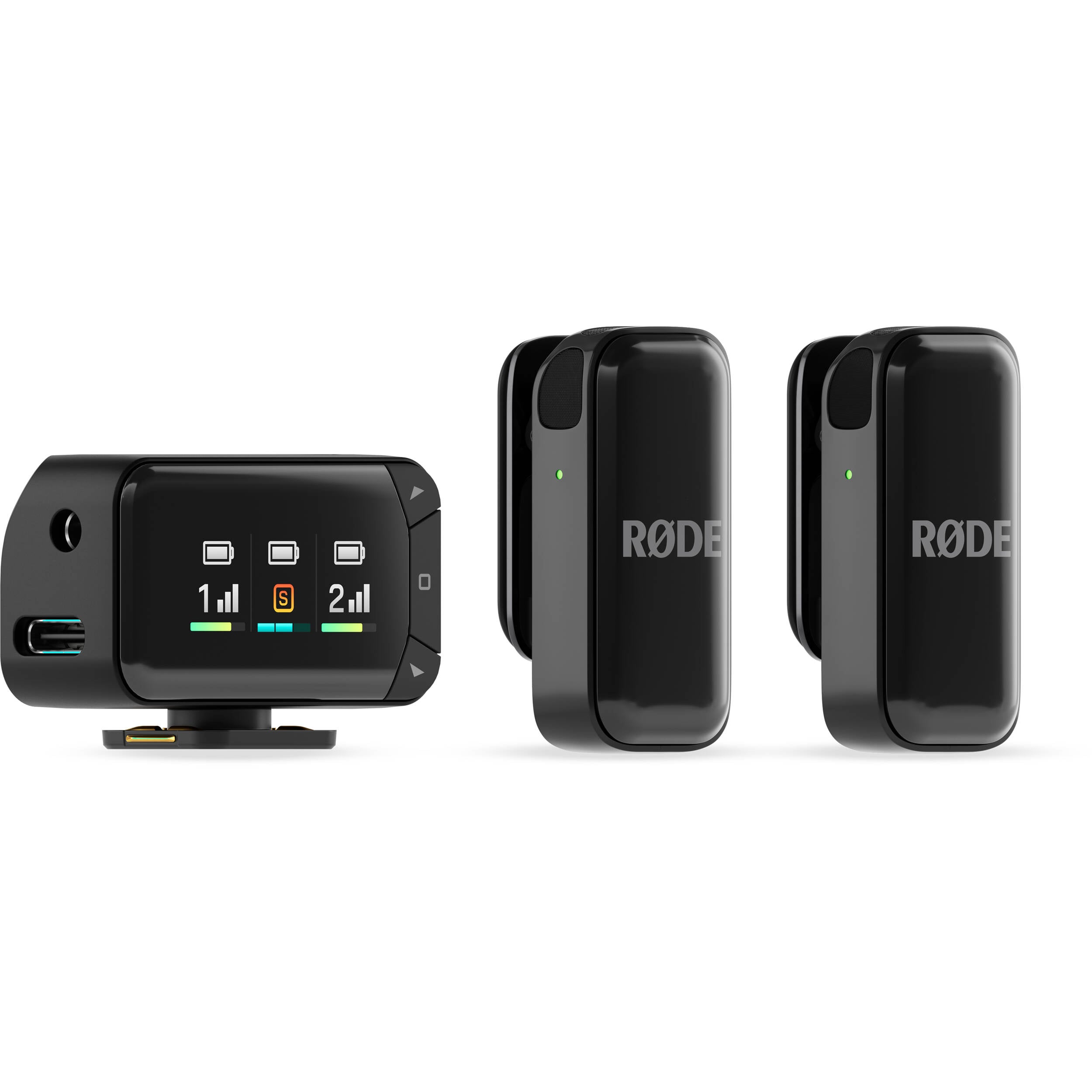 Rode Wireless Micro Camera Kit 2-Person Ultracompact Wireless Microphone Pro System for Cameras and Mobile Devices (2.4 GHz)