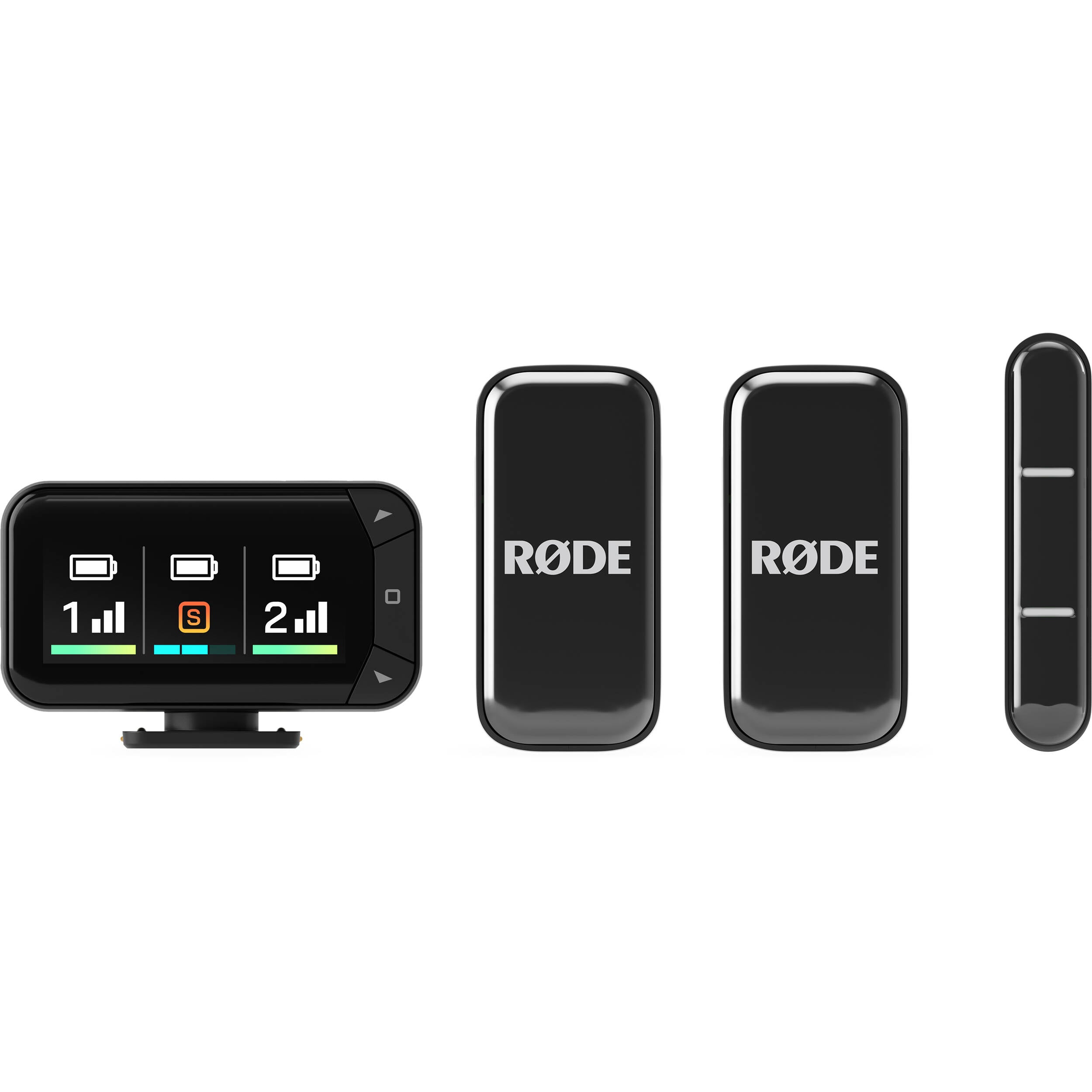 Rode Wireless Micro Camera Kit 2-Person Ultracompact Wireless Microphone Pro System for Cameras and Mobile Devices (2.4 GHz)