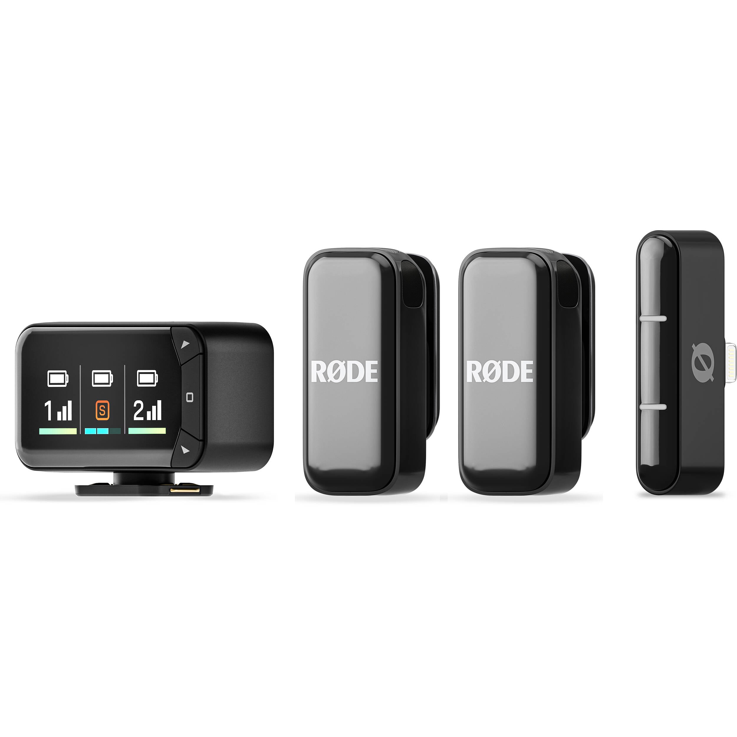 Rode Wireless Micro Camera Kit 2-Person Ultracompact Wireless Microphone Pro System for Cameras and Mobile Devices (2.4 GHz)