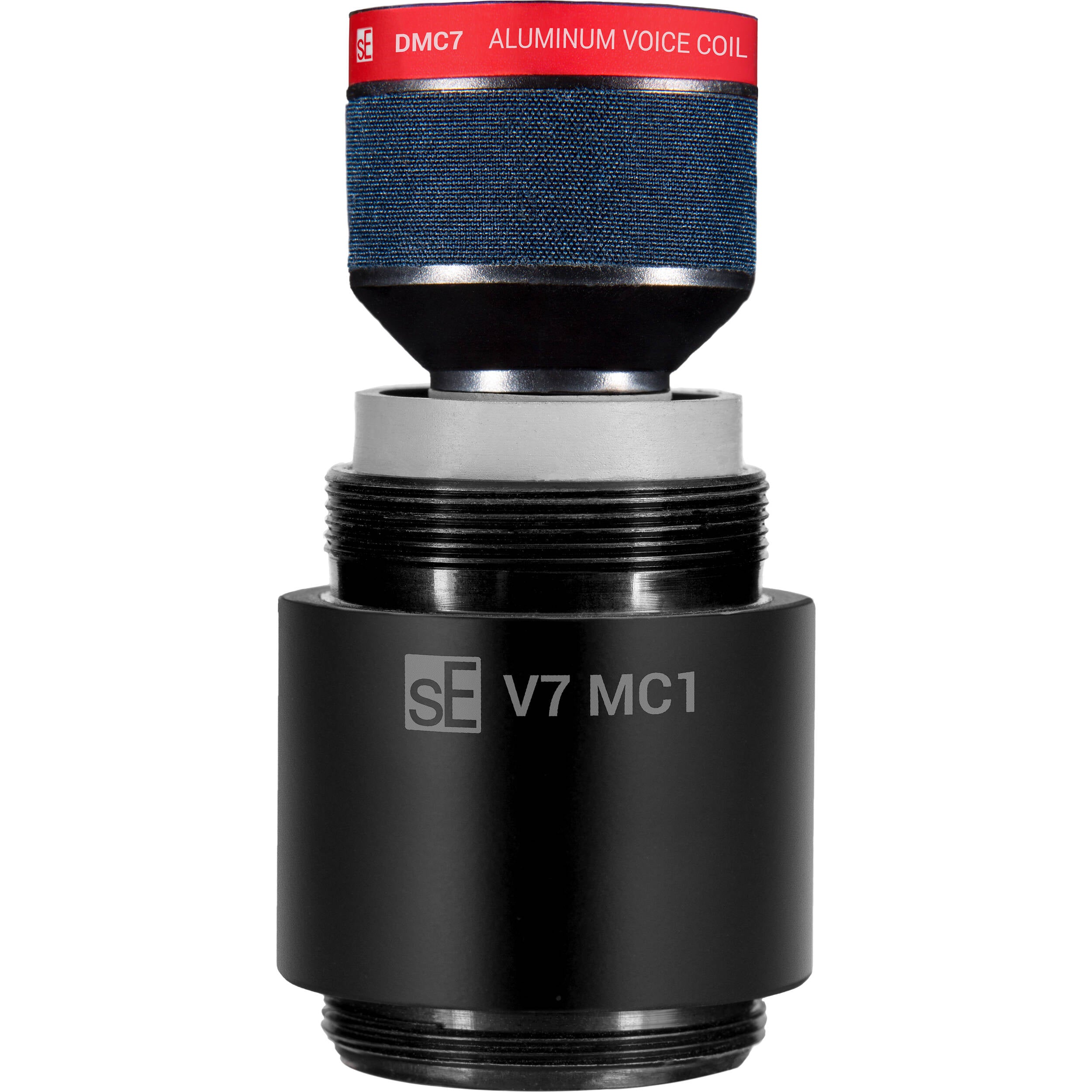 sE Electronics V7 MC1 Supercardioid Dynamic Microphone Capsule with MP03 Pouch (Black and Red)