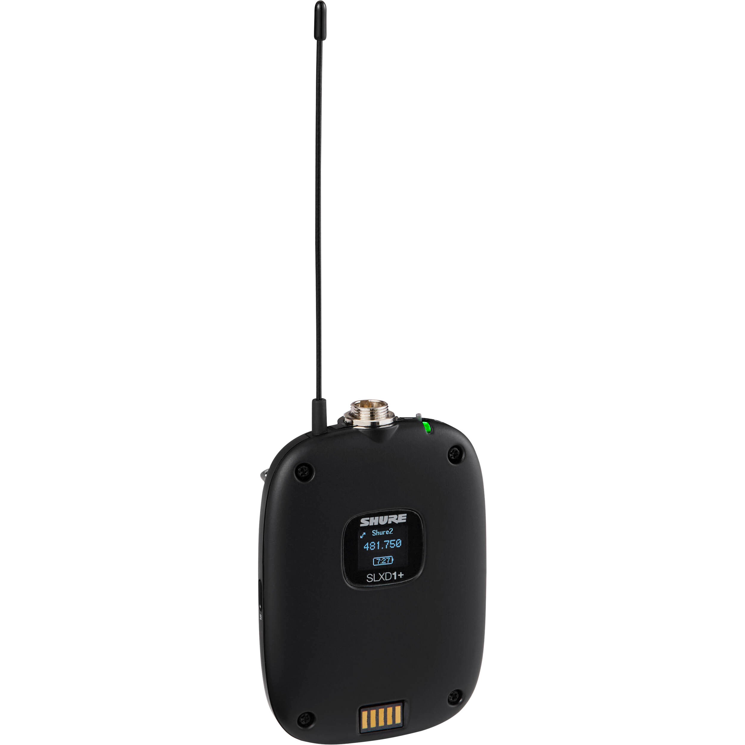 Shure SLXD1+ Digital Wireless Bodypack Transmitter (G57: 470-608 MHz)