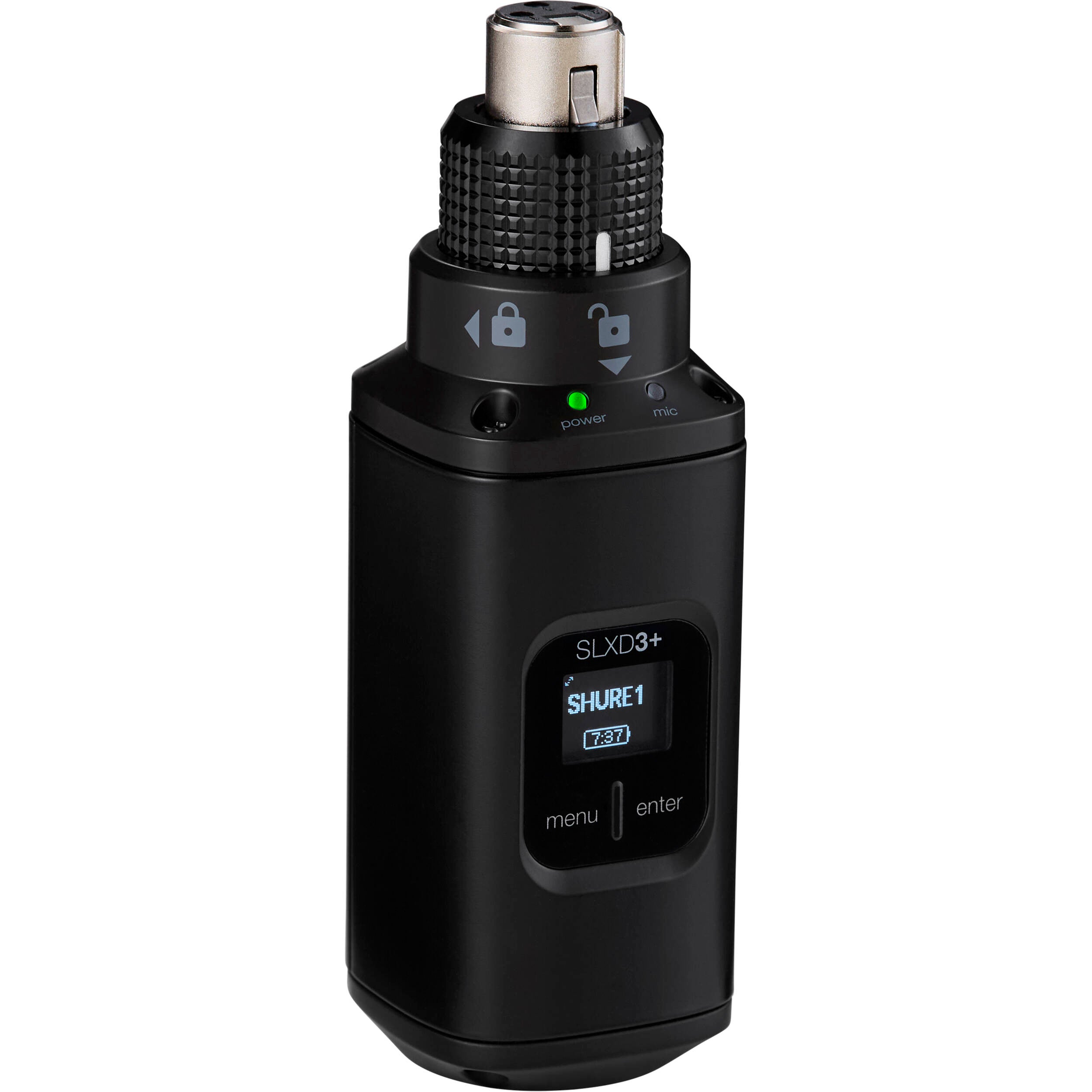Shure SLXD3+ Digital Wireless Plug-On Transmitter (TAA Compliant, G57: 470-608 MHz)