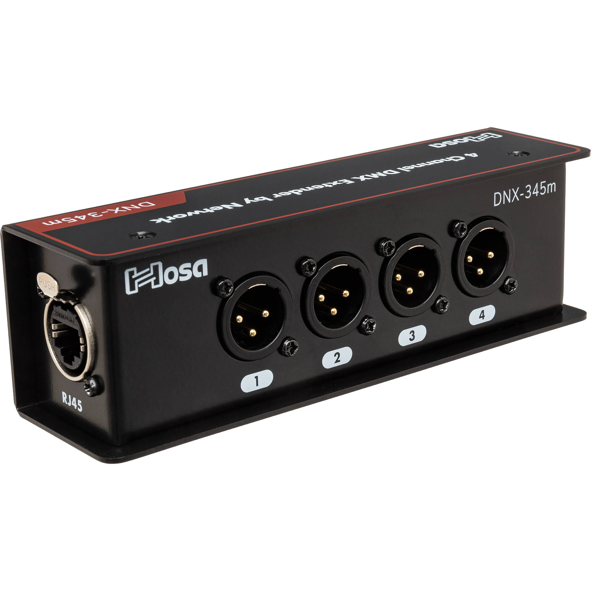 Hosa DNX-345M 4-Channel 3-Pin Male XLR to RJ45 CAT Cable Extender