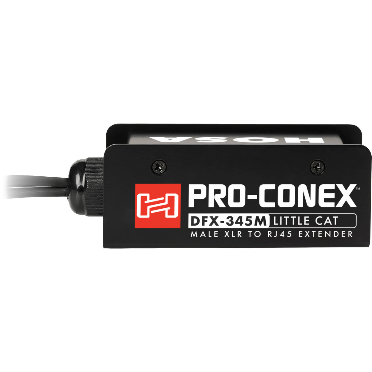 Hosa DFX-345M Pro-Conex Little Cat Breakout Snake (RJ45 to 4x Male XLR)