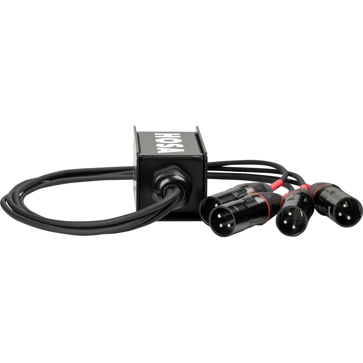 Hosa DFX-345M Pro-Conex Little Cat Breakout Snake (RJ45 to 4x Male XLR)