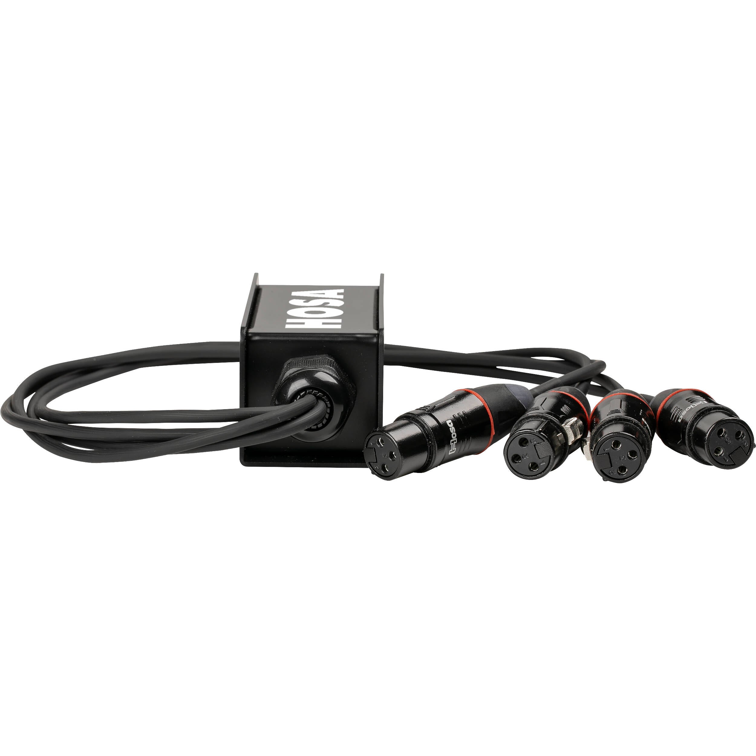 Hosa DFX-345F Pro-Conex Little Cat Breakout Snake (RJ45 to 4x Female XLR)