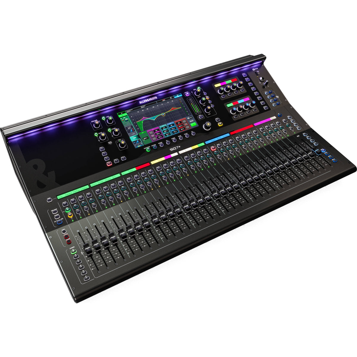 Allen & Heath SQ7+ 48-Input 36-Bus Digital Mixer with 32+1 Motorized Faders and RackUltra FX