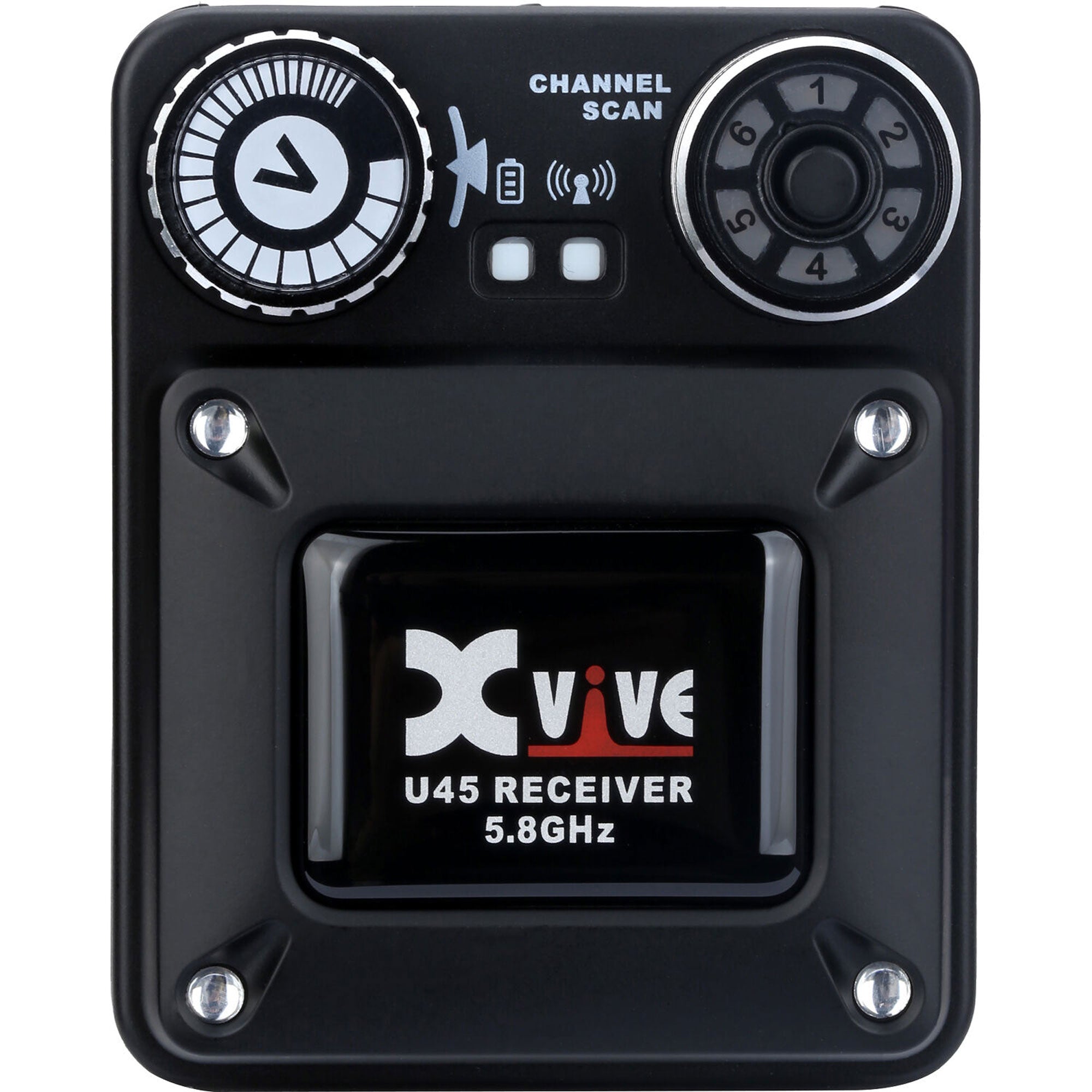 Xvive Audio U45R Wireless Receiver for U45 In-Ear Monitor System (5.8 GHz, Black)