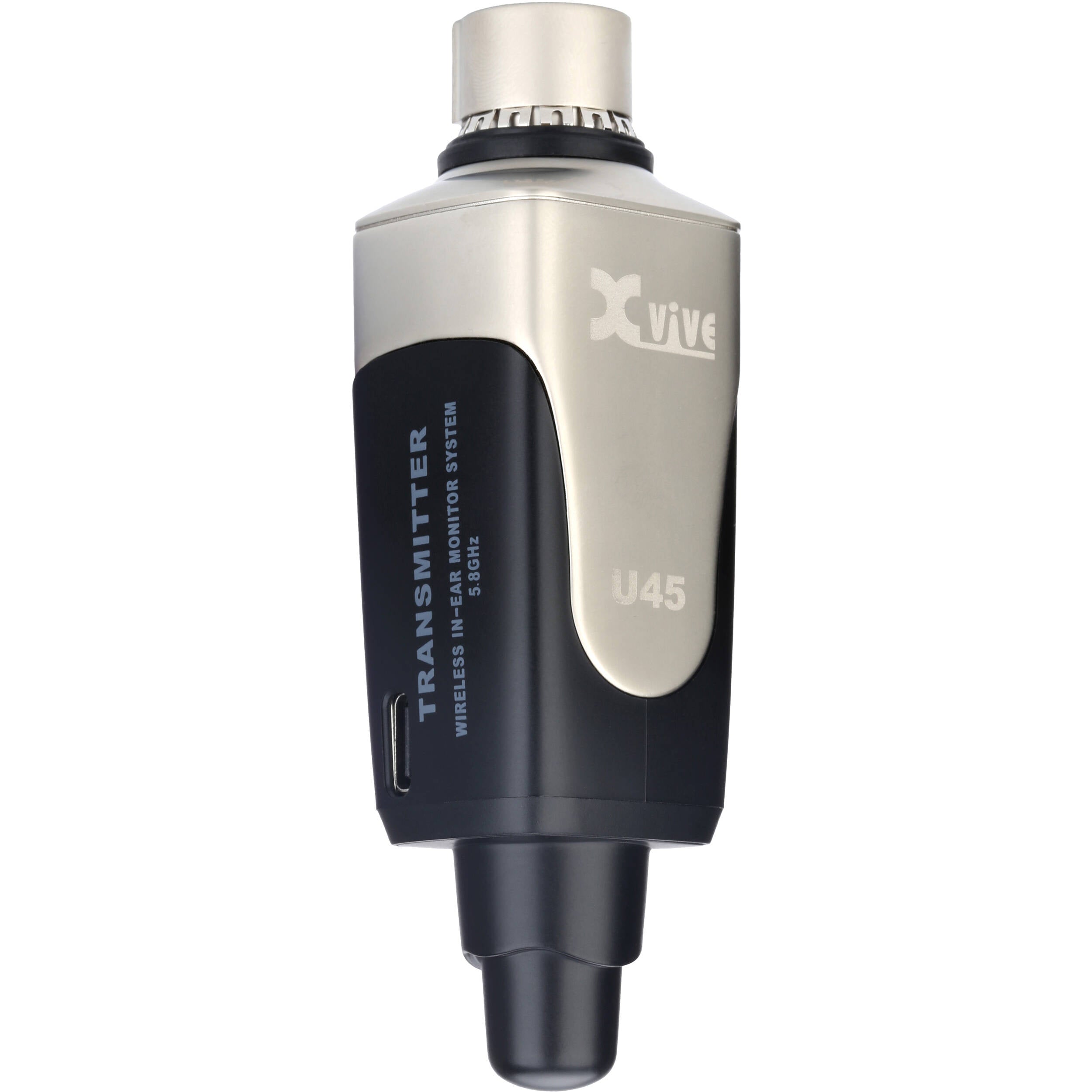 Xvive Audio U45T Wireless Transmitter for U45 In-Ear Monitor System (5.8 GHz, Black)