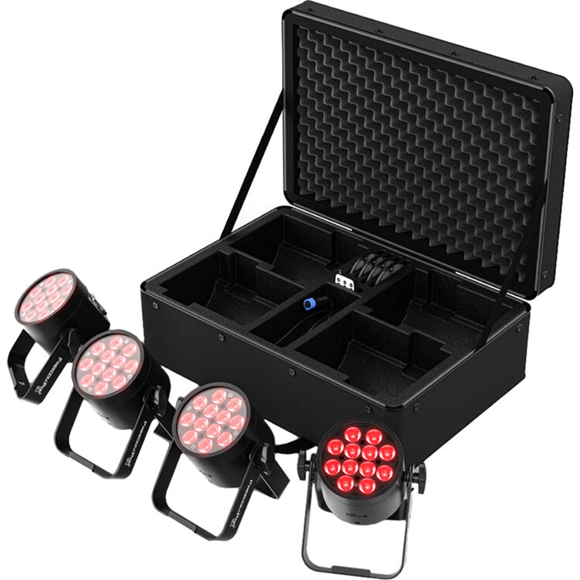 Chauvet DJ Freedom Par Q12 X4 Battery-Powered RGBA LED Fixture (4 Lights Kit)