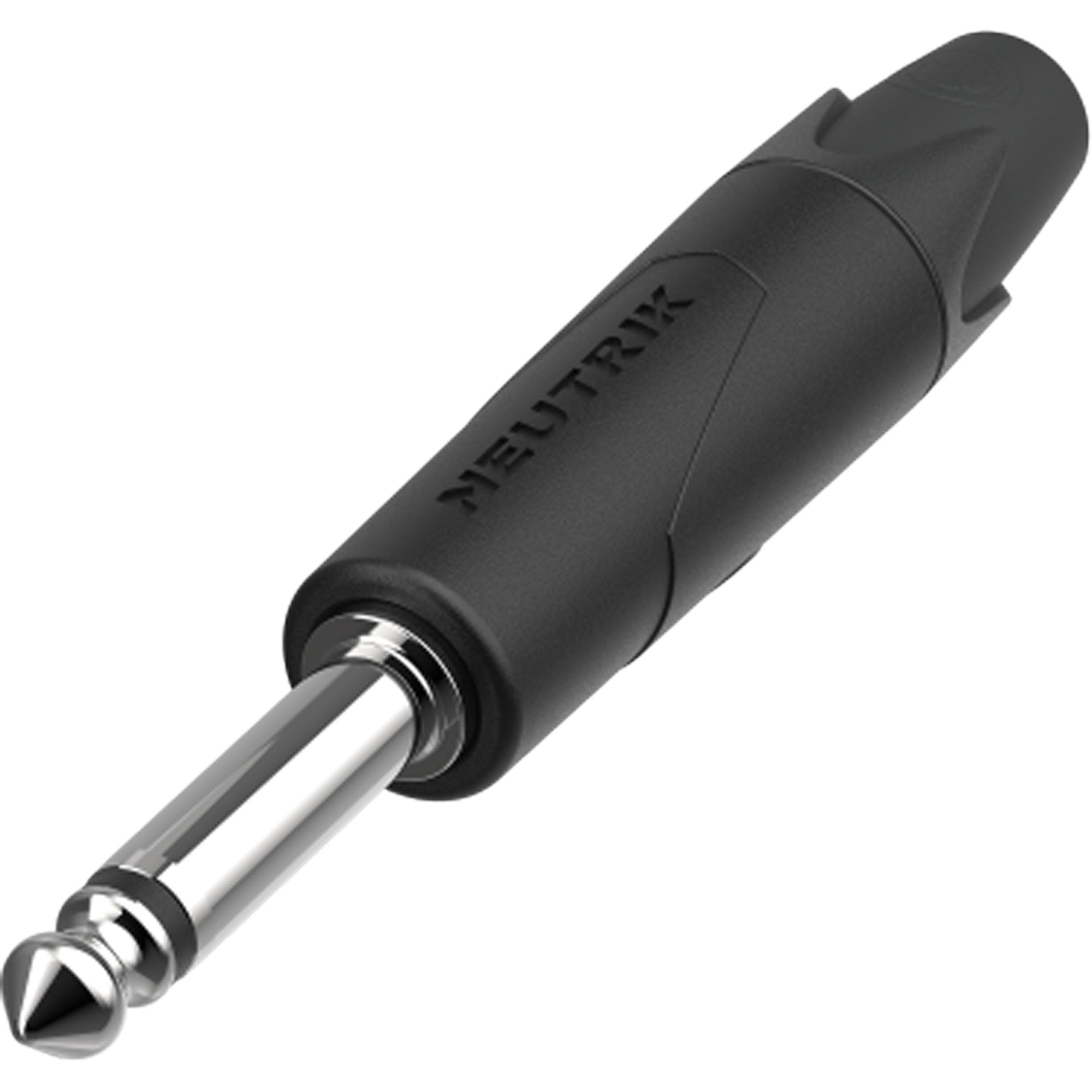 Neutrik NP2XX-NI-0 Professional 1/4" TS Mono Phone Plug (Black Composite/Nickel, Box of 100)