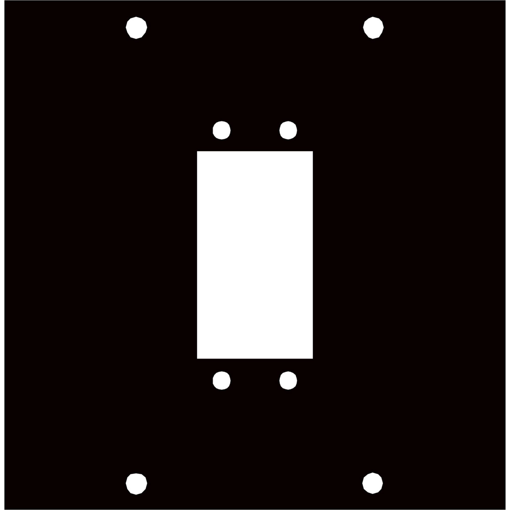 Middle Atlantic UCP-1ELCO38 UCP Panel for One ELCO 38 Pin