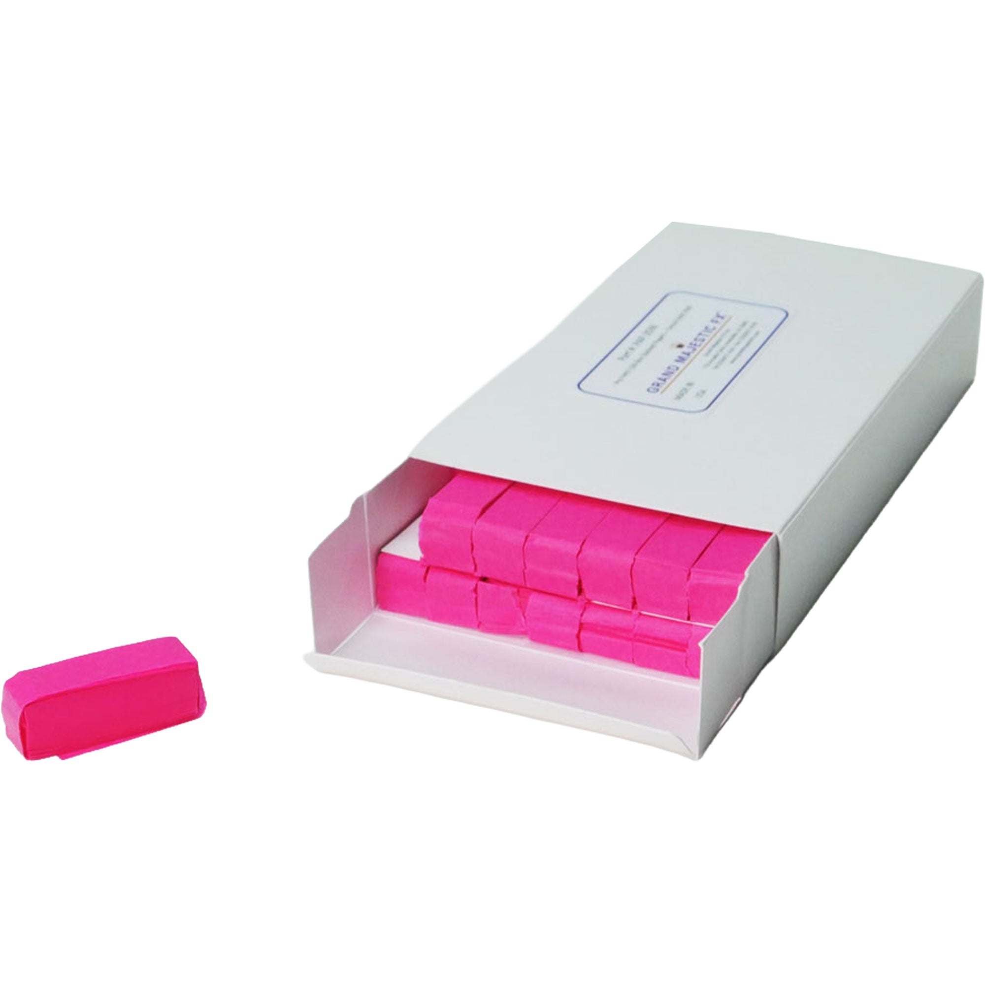 Grand Majestic FX Pro Fetti 1lb Box of Stacked Paper Confetti (Cerise Hot Pink)