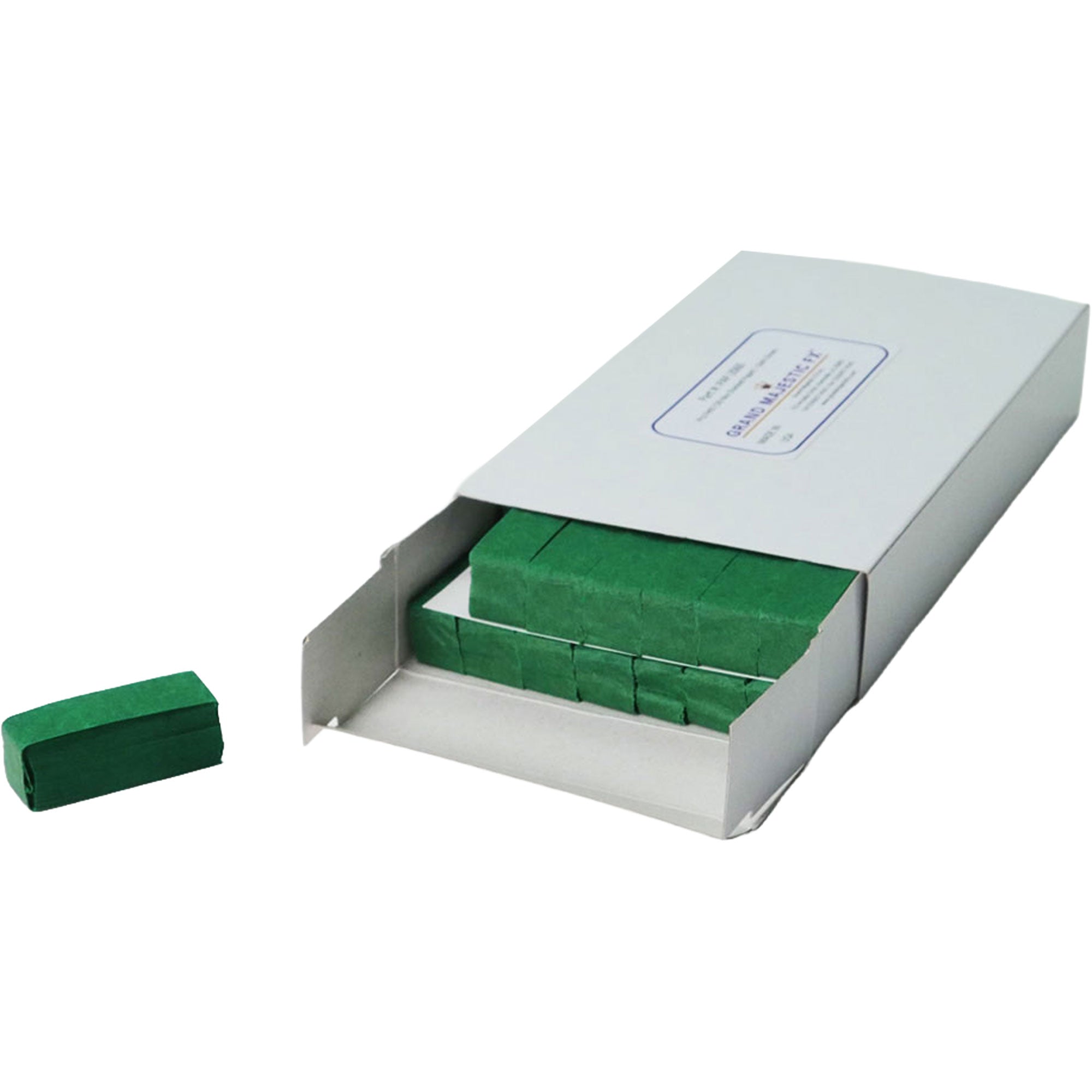 Grand Majestic FX Pro Fetti 1lb Box of Stacked Paper Confetti (Dark Green)