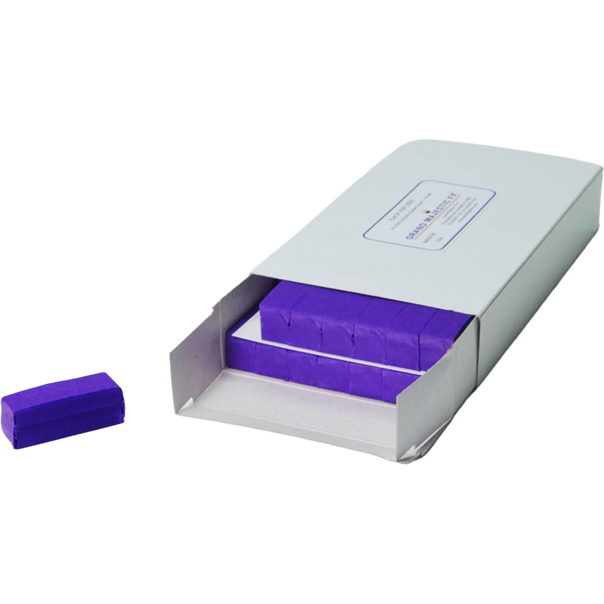 Grand Majestic FX Pro Fetti 1lb Box of Stacked Paper Confetti (Purple)