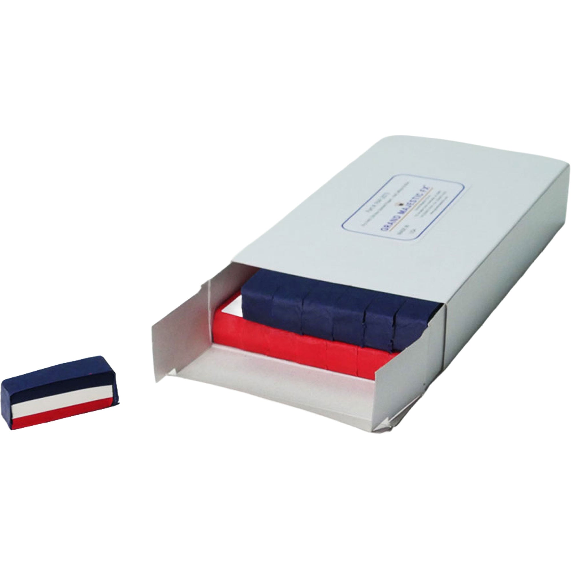 Grand Majestic FX Pro Fetti 1lb Box of Stacked Paper Confetti (Red, White & Blue)