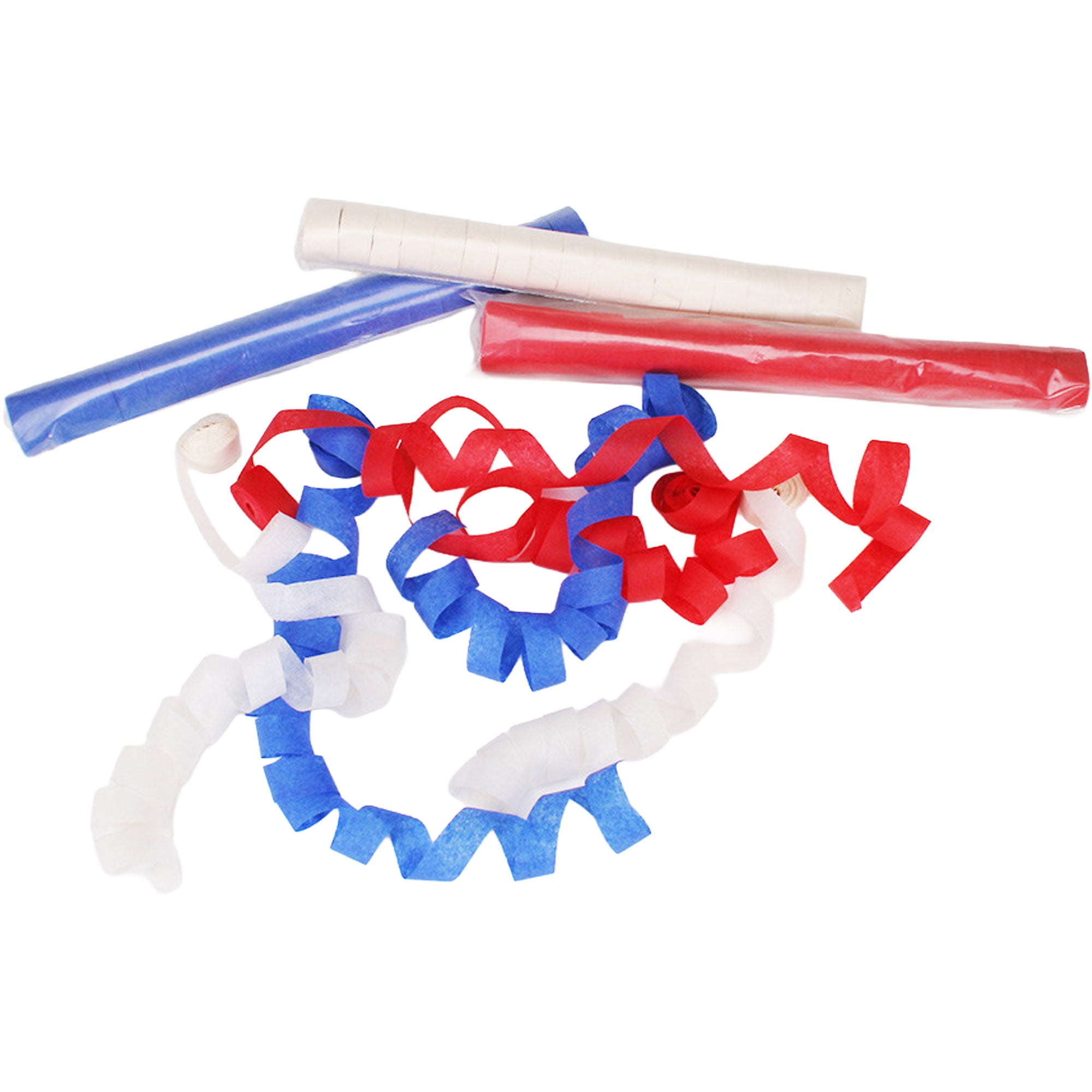 Grand Majestic FX 20' C-Series Paper Confetti Streamers (Red, White & Blue)
