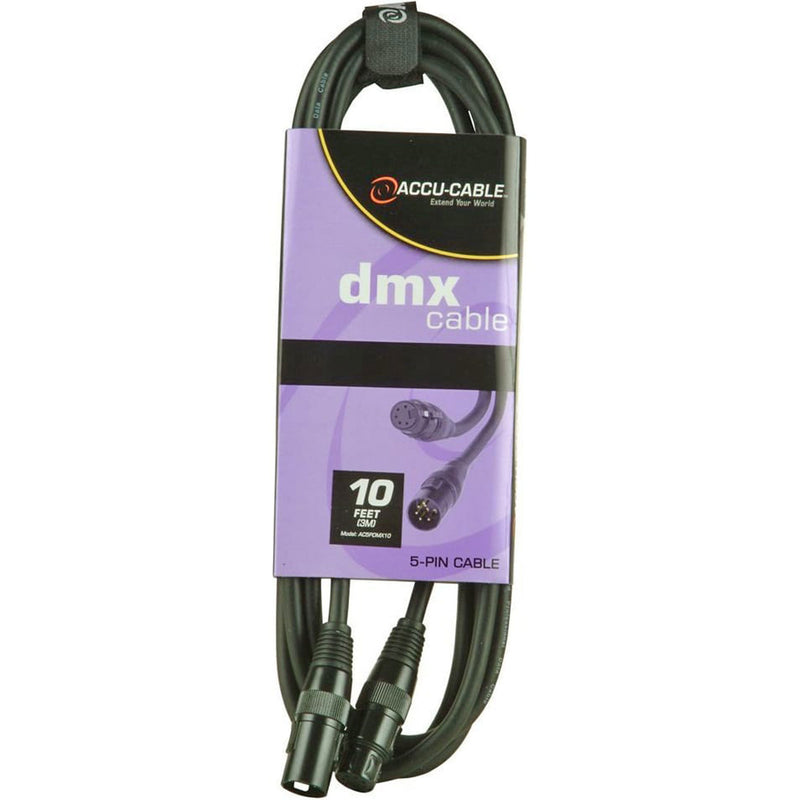 American DJ Accu-Cable AC5PDMX10 5-Pin DMX Cable (10')
