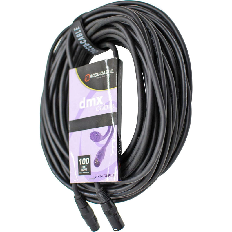 American DJ Accu-Cable AC5PDMX100 5-Pin DMX Cable (100')