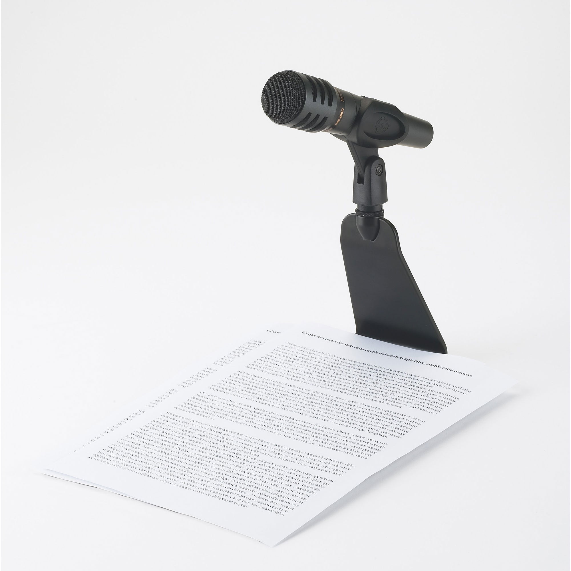 K&M Stands 23250 Schwarz Design Microphone Table Stand