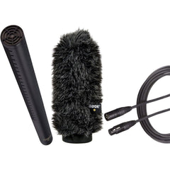 Rode NTG3B Condenser Shotgun Microphone with WS7 Windshield and 25' Cable Bundle (Black) Image 1