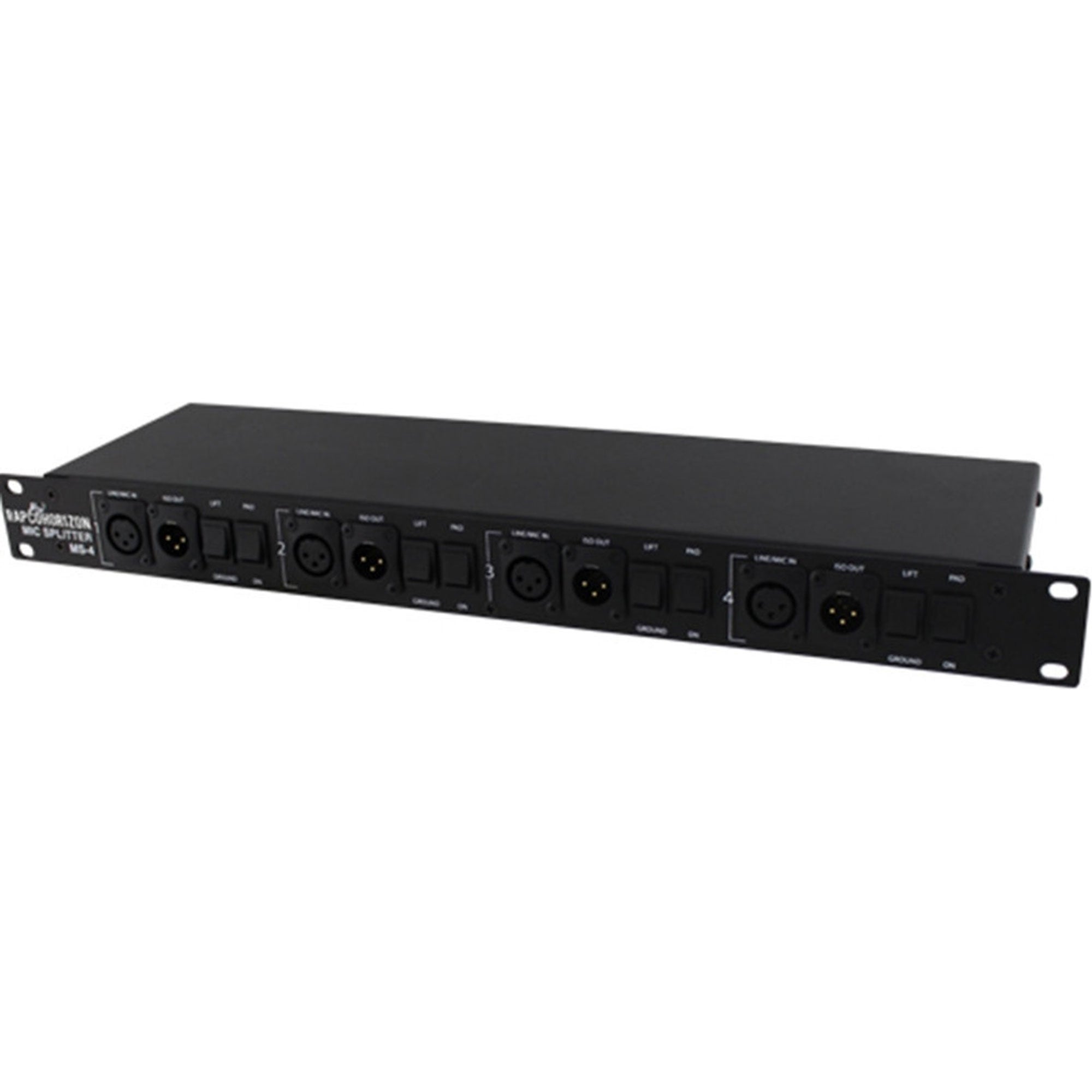 RapcoHorizon MS-4 4-Channel Rackmount Mic Signal Splitter