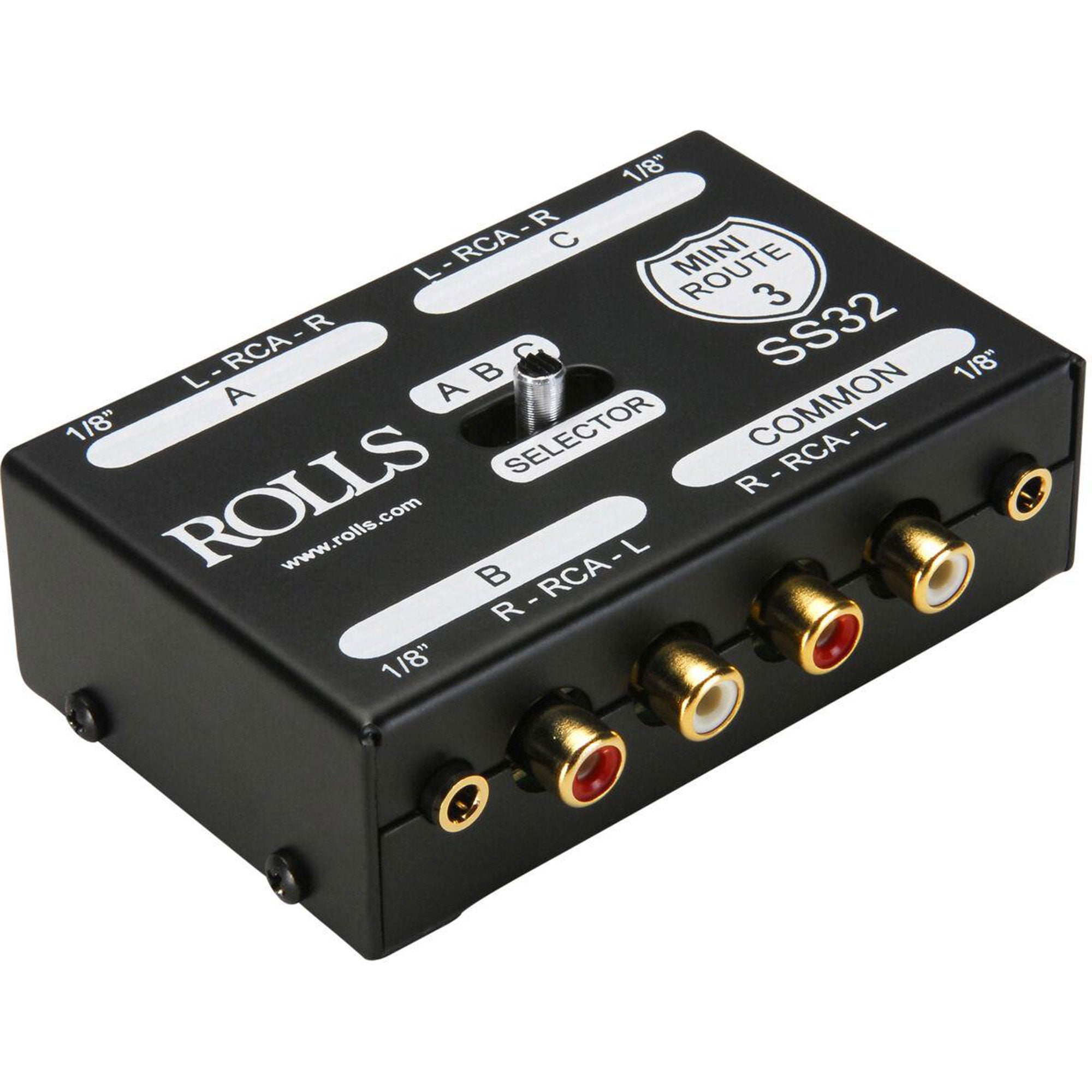 Rolls SS32 3 Way Stereo Switch