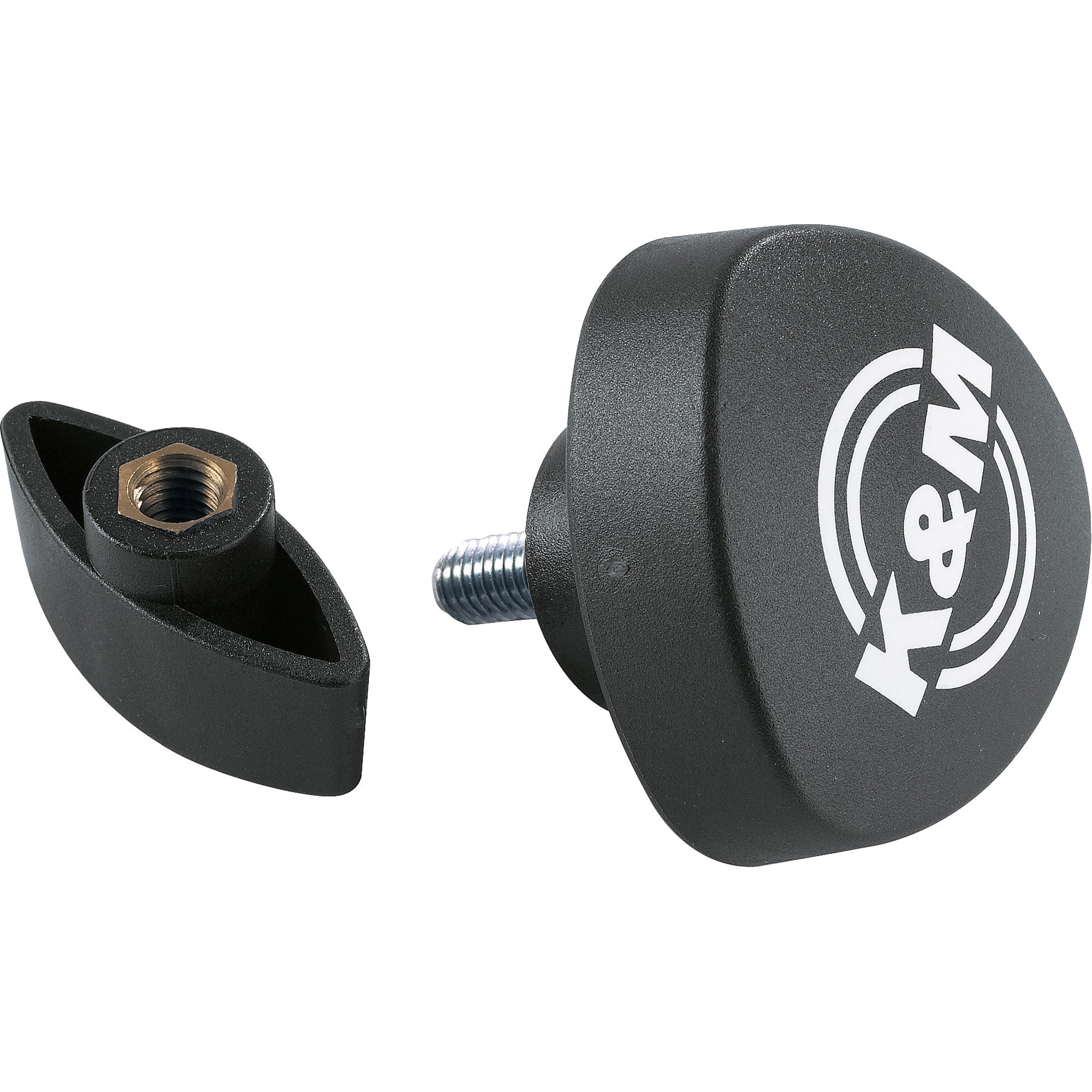 K&M Stands 24621 Screw Fitting Set (Black)