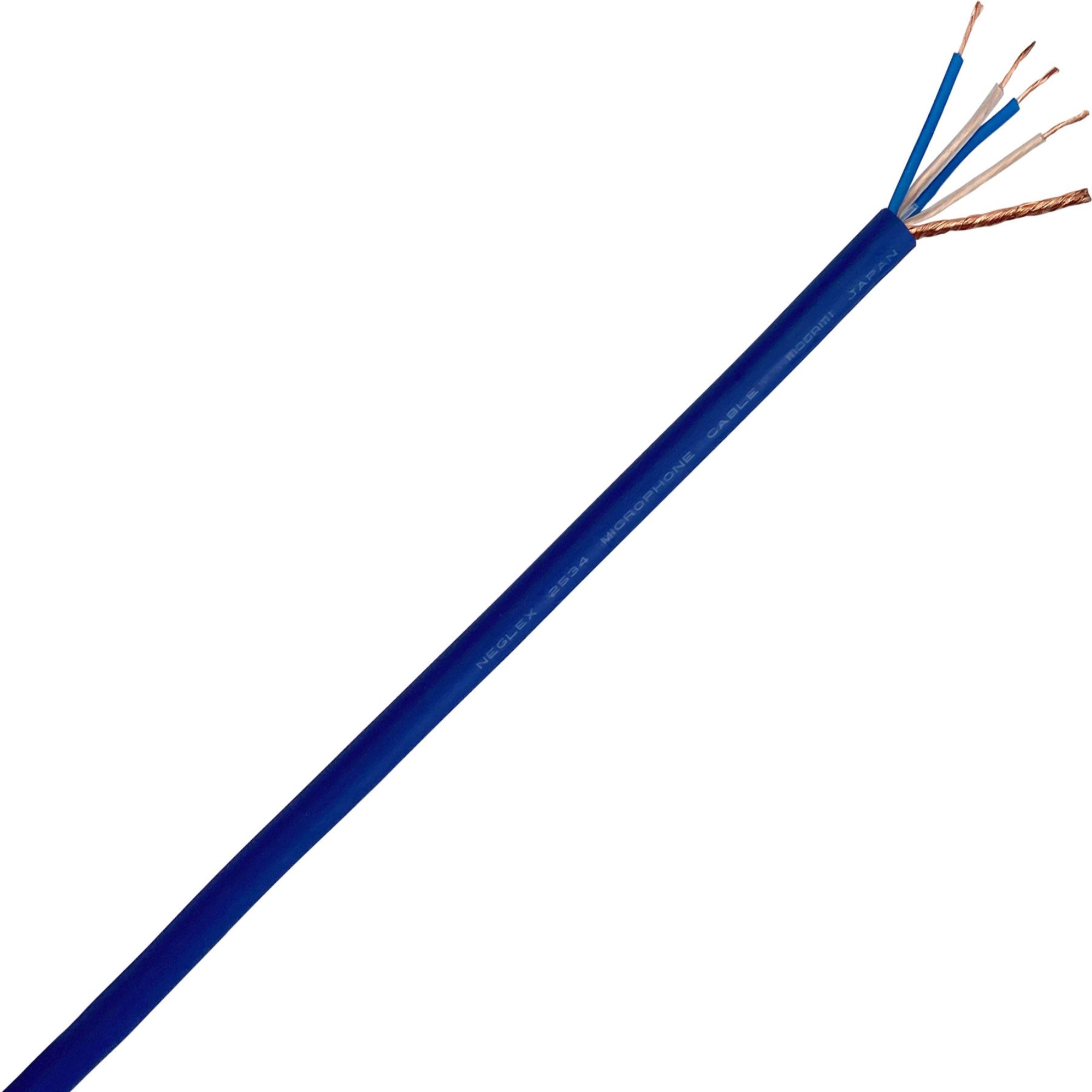 Mogami W2534 Neglex Quad Microphone Cable (Blue, 656'/200m Roll)