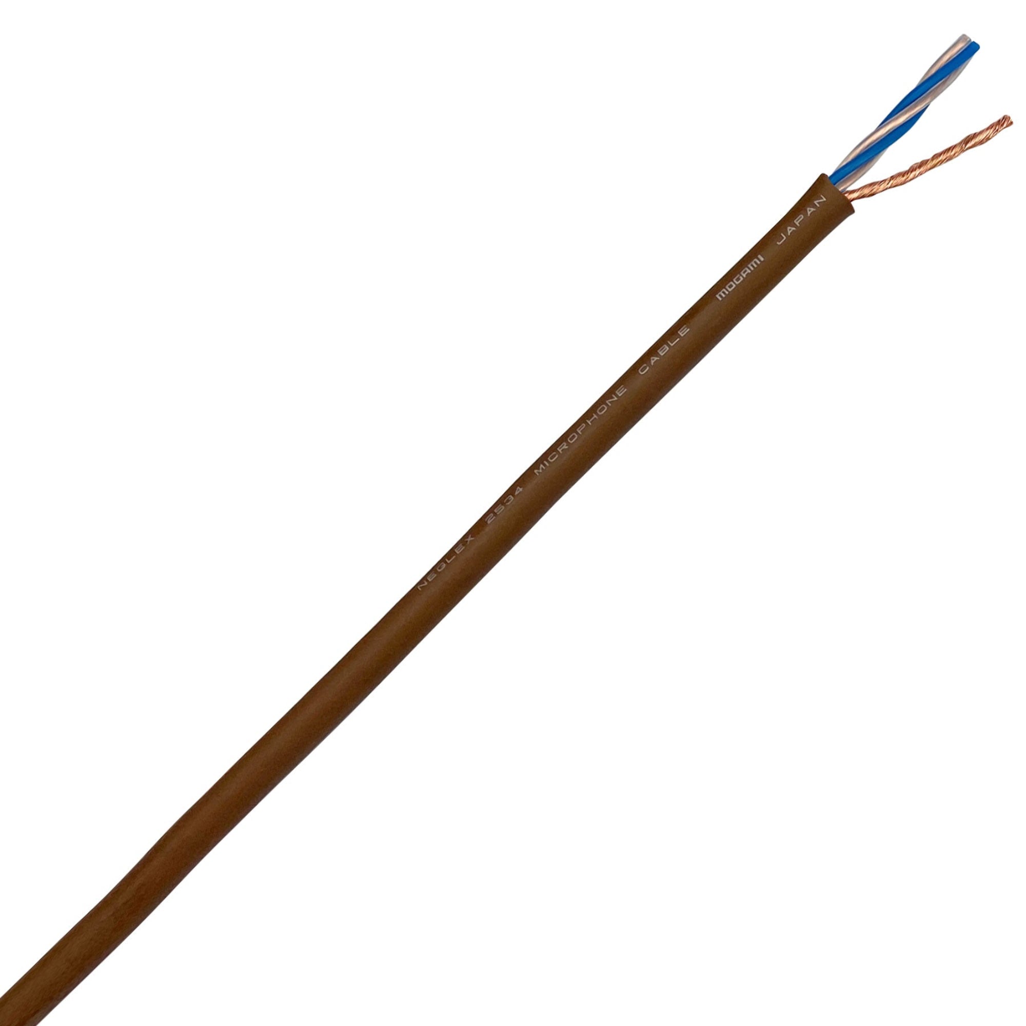Mogami W2534 Neglex Quad Microphone Cable (Brown, 164'/50m Roll)