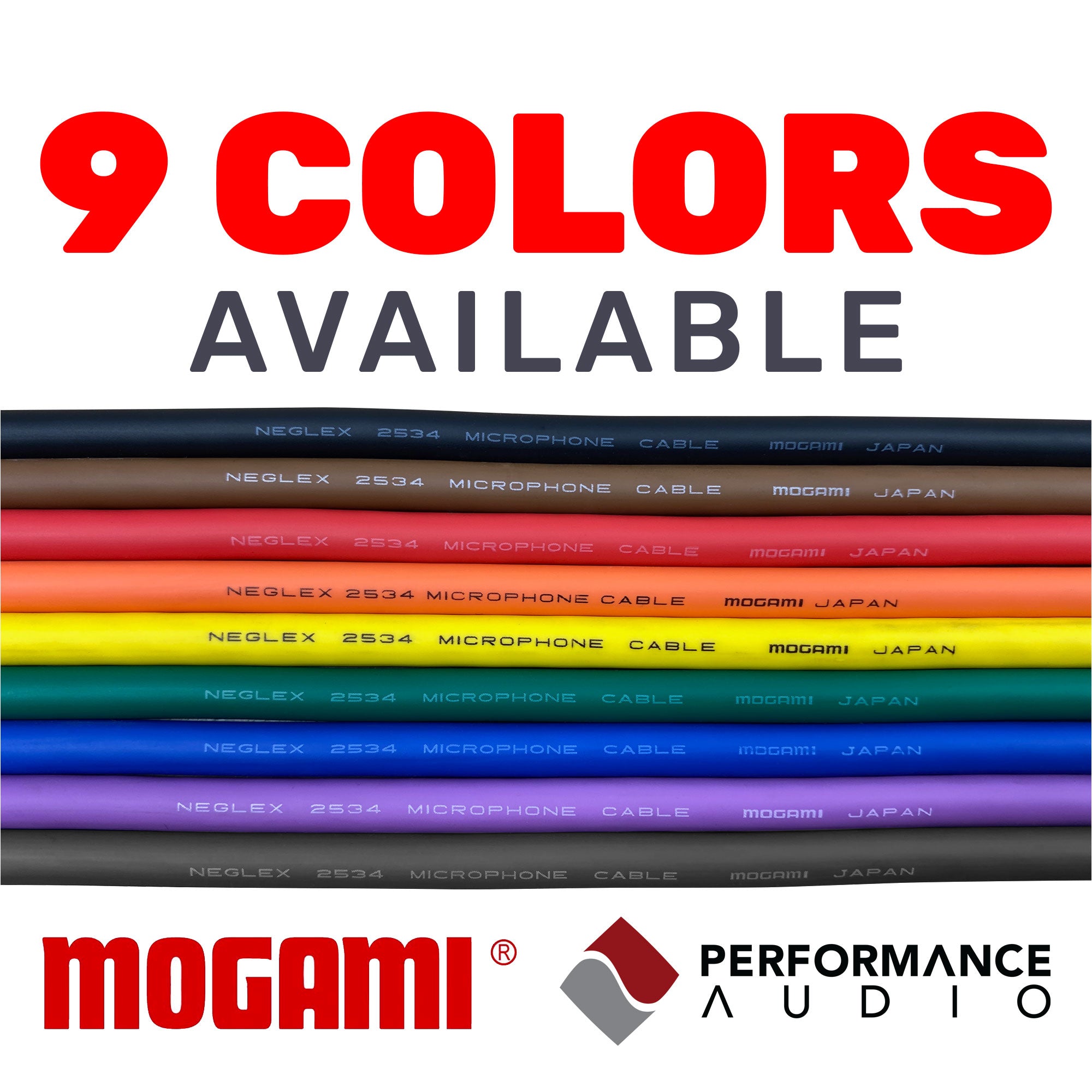 Mogami W2534 Neglex Quad Microphone Cable (Black, 164'/50m Roll)