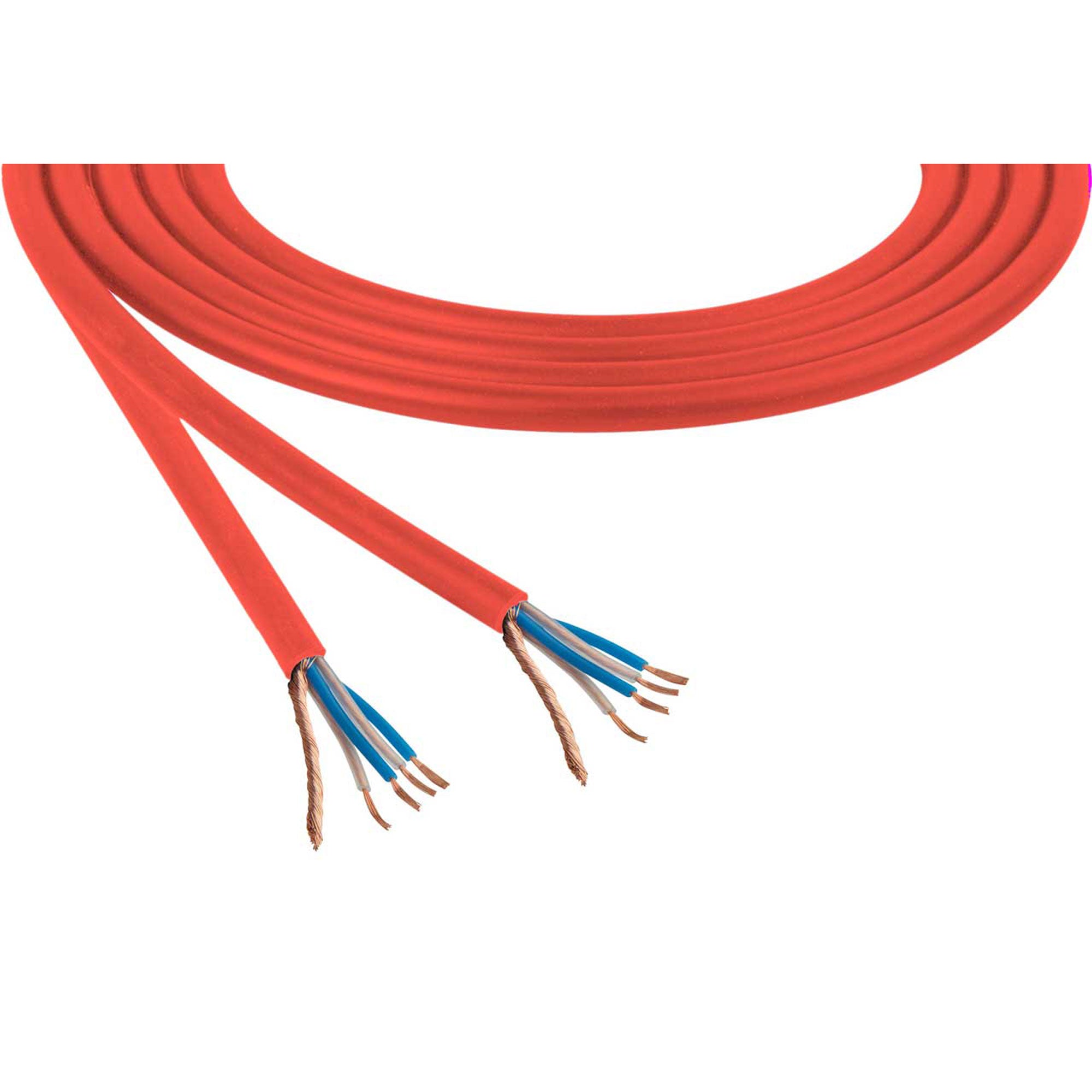 Mogami W2534 Neglex Quad Microphone Cable (Red, 656'/200m Roll)