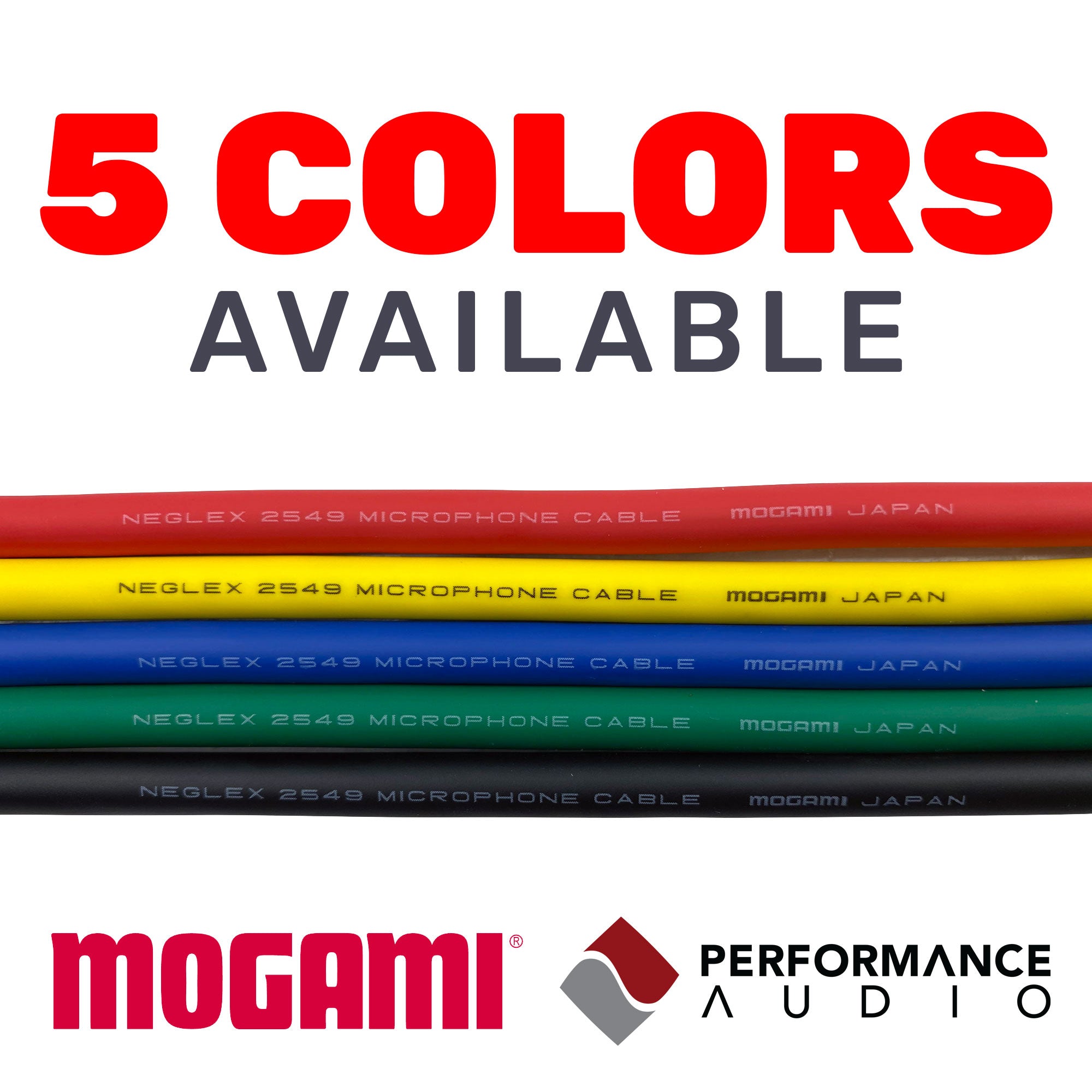 Mogami W2549 Long Run Mic Cable (Red, 656'/200m Roll)