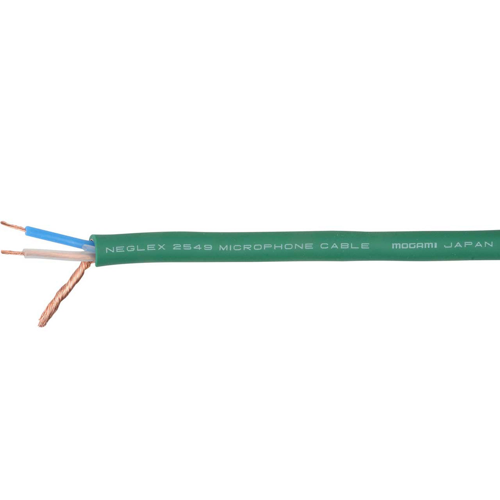 Mogami W2549 Long Run Mic Cable (Green, 164'/50m Roll)