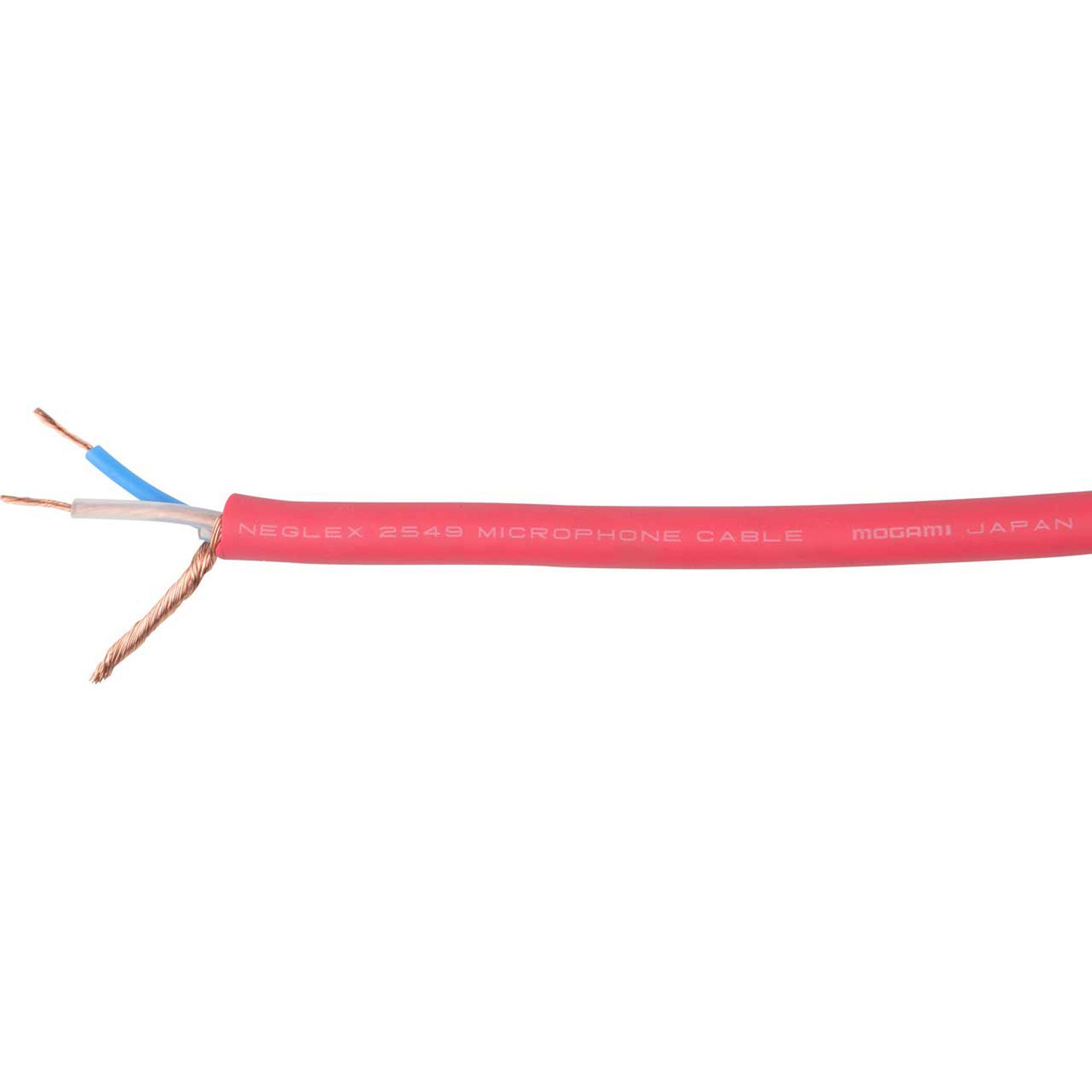 Mogami W2549 Long Run Mic Cable (Red, 656'/200m Roll)